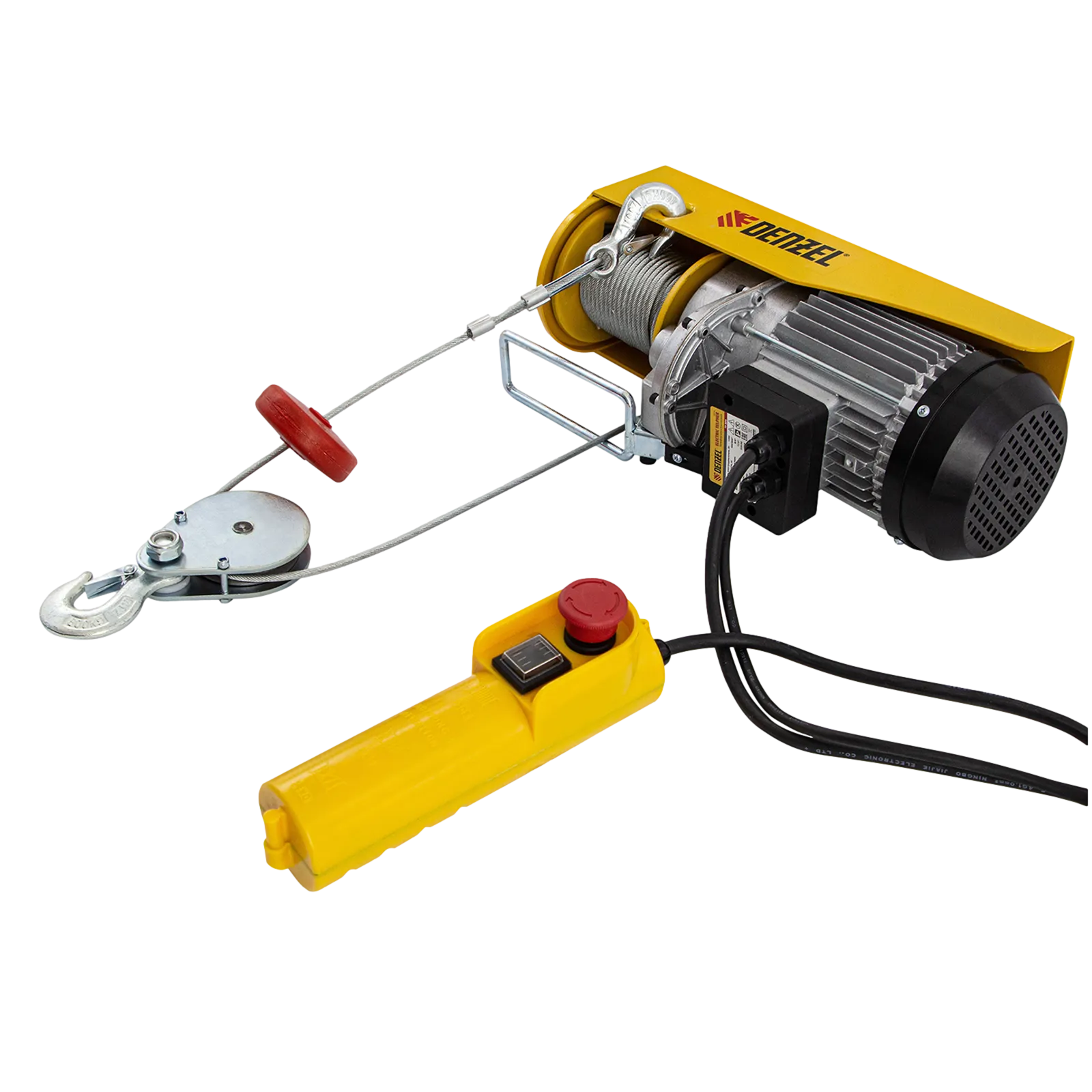 Тельфер электрический DENZEL TF-800, 0.8 т, 1300 Вт, высота 12 м, 8 м/мин