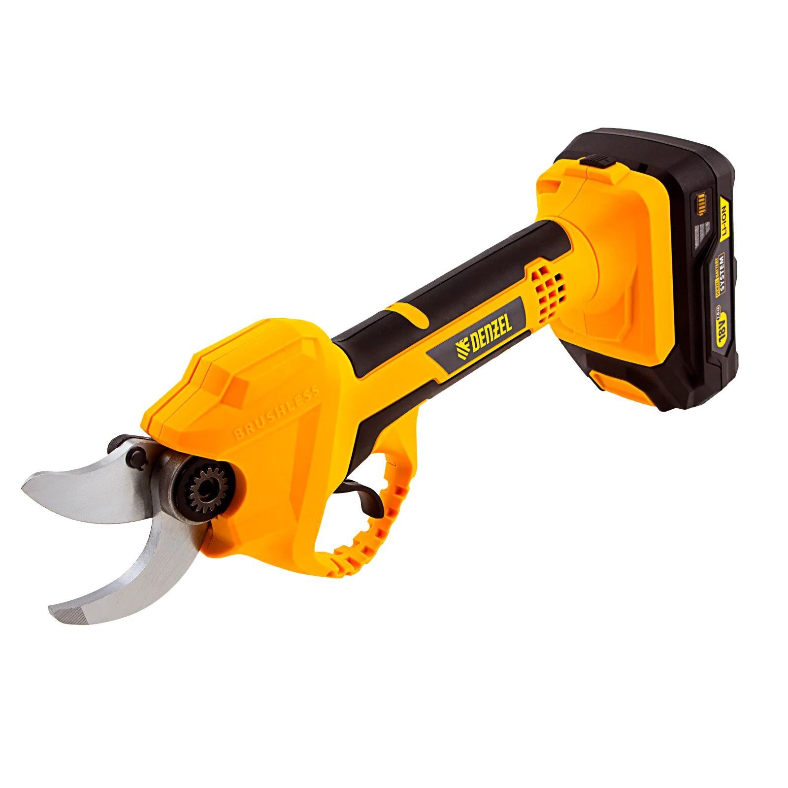 Секатор аккумуляторный DENZEL CP-30, 18В Li-Ion