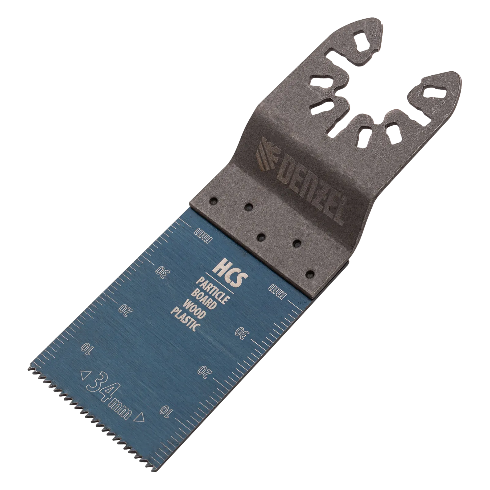 Насадка для МФИ DENZEL 782312 режущая пазовая прямая, HCS, по дереву, 34 х 1.4 мм