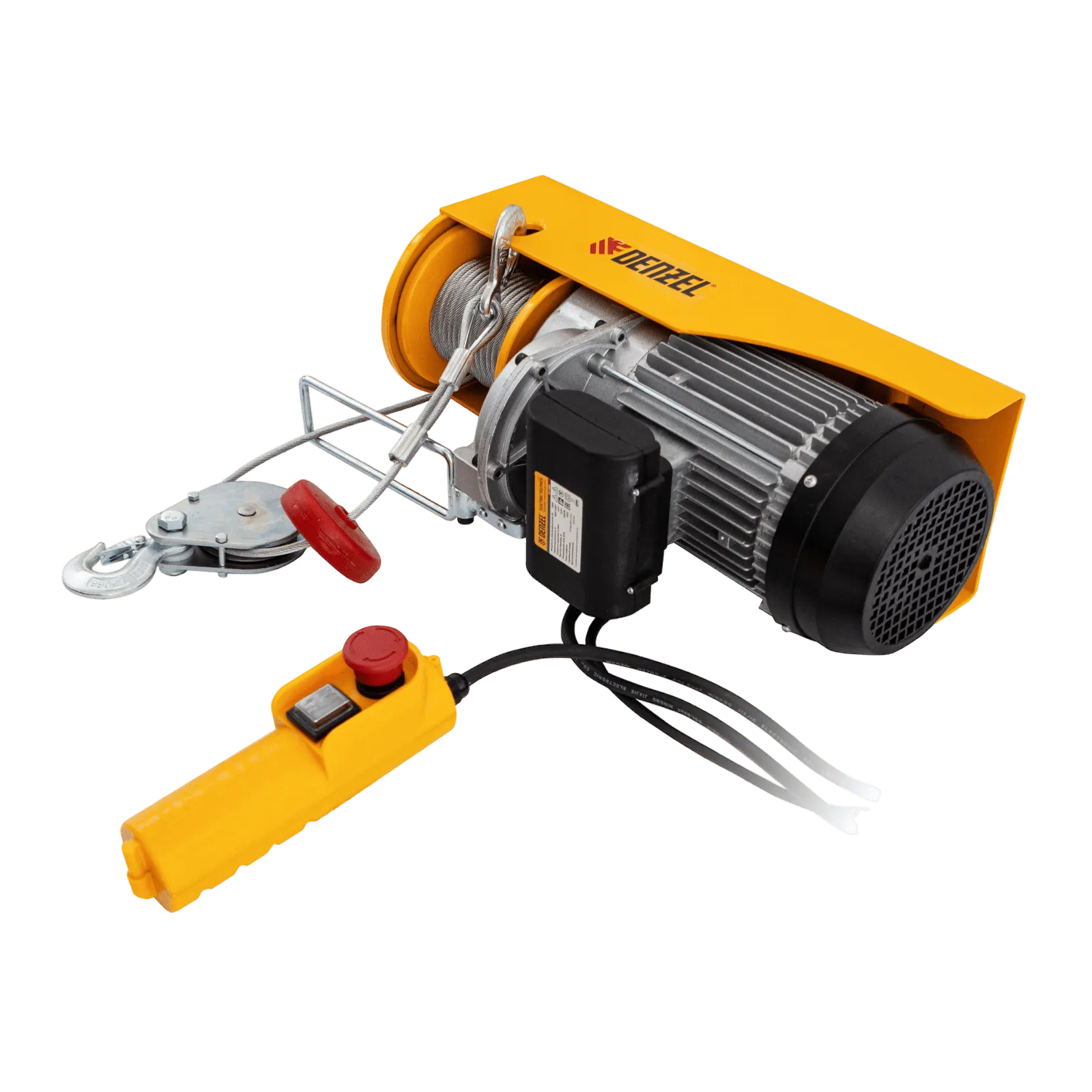 Тельфер электрический DENZEL TF-1200, 1.2 т, 1800 Вт, высота 12 м, 8 м/мин