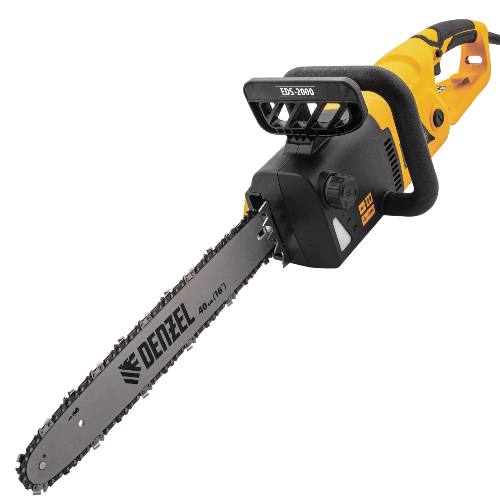 Пила цепная электрическая DENZEL EDS-2000, 2 кВт, шина 40 см, шаг 3/8, 56 звеньев