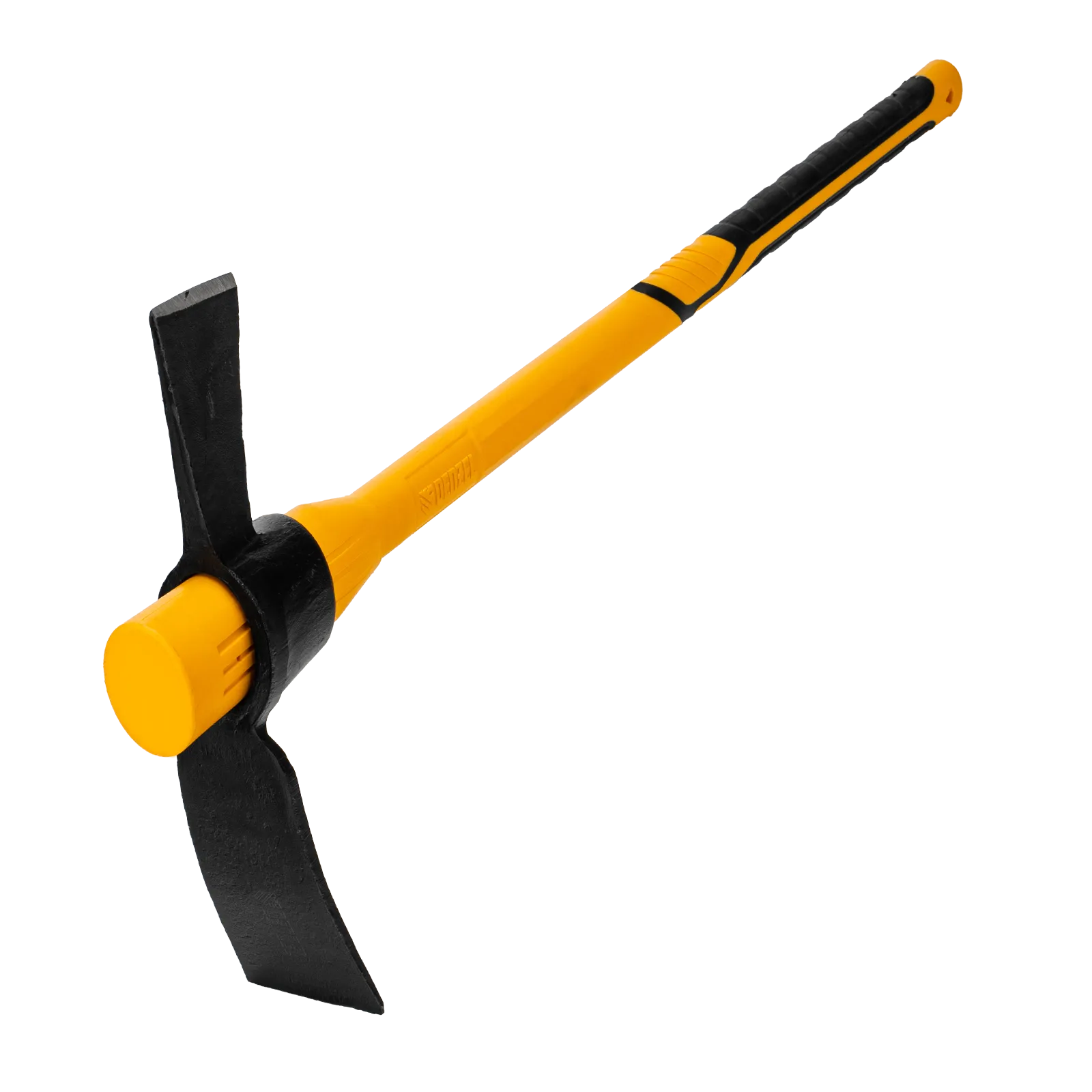 Кирка-топор DENZEL 2250 г, фиберглассовая обрезиненная рукоятка 900 мм