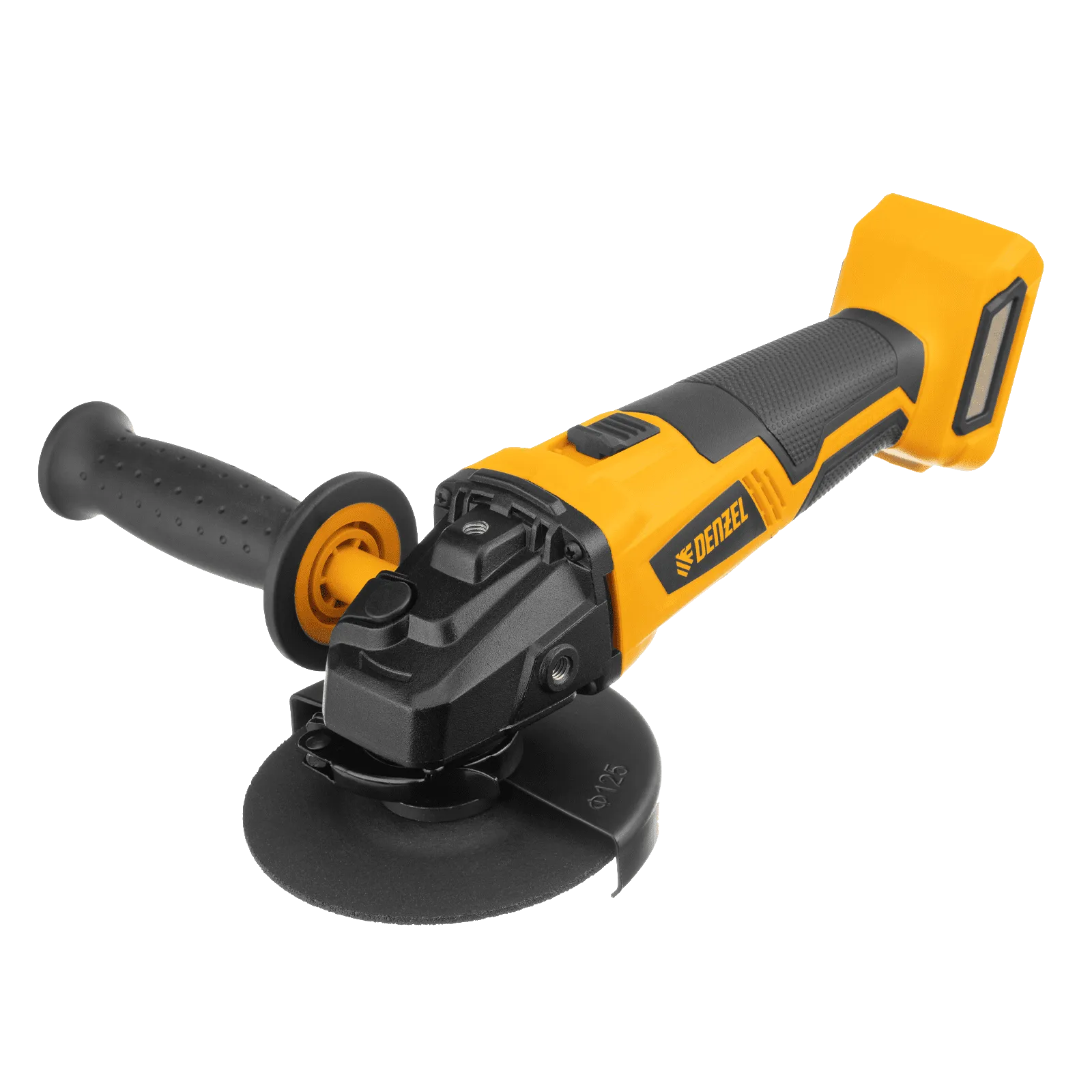 Машина углошлифовальная аккумуляторная бесщеточная DENZEL BLG-IB-18-125-0, Li-ion, 18 В