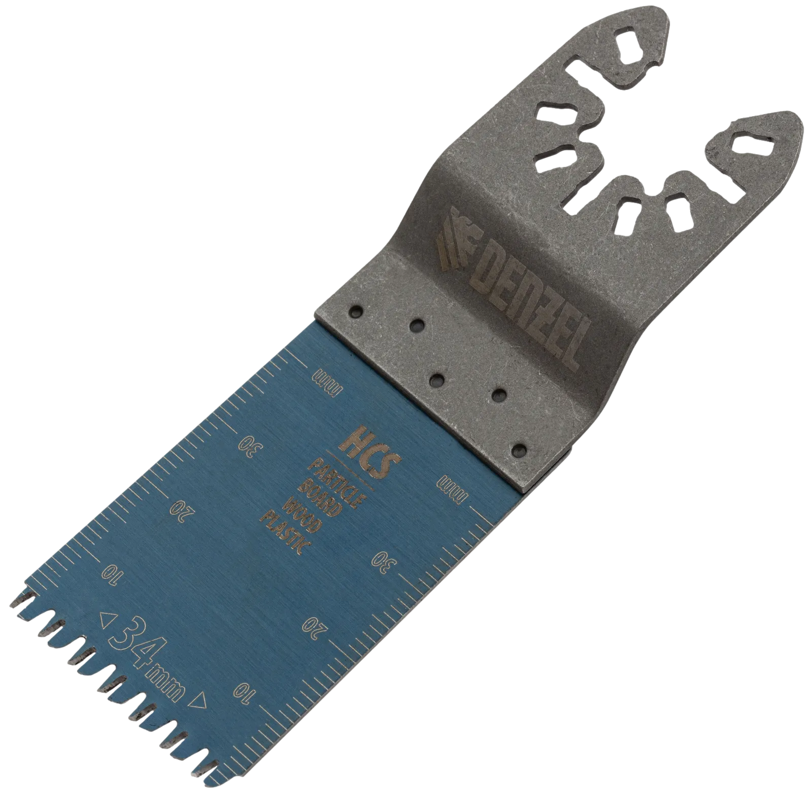 Насадка для МФИ DENZEL 782315 режущая пазовая прямая, HCS, по дереву, ламинату 34 х 2.5 мм