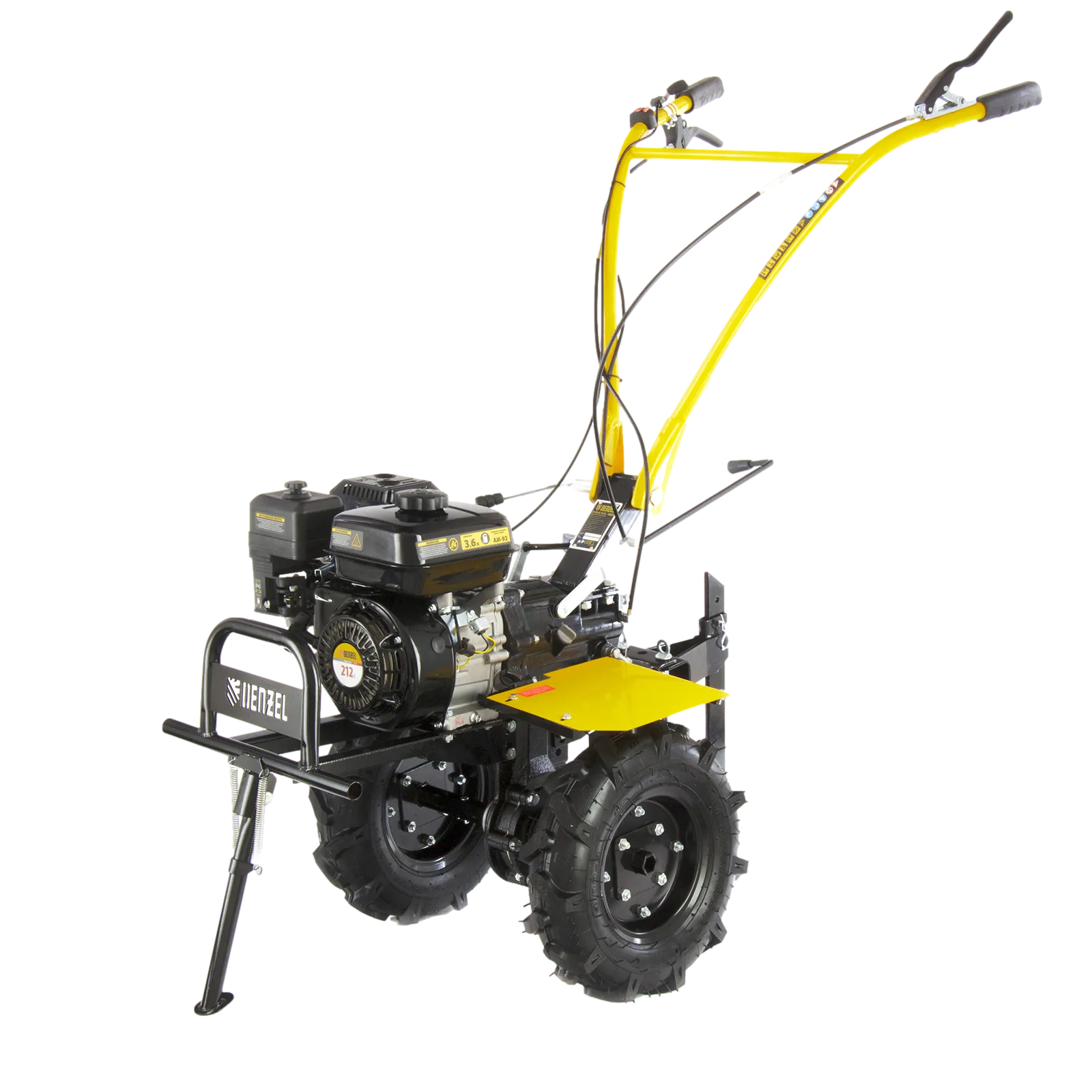 Мотоблок DENZEL DPT-270X, 7 л.с, дисковое сцепление,  фрез 3 x 4, ВОМ, передачи 2В/1Н