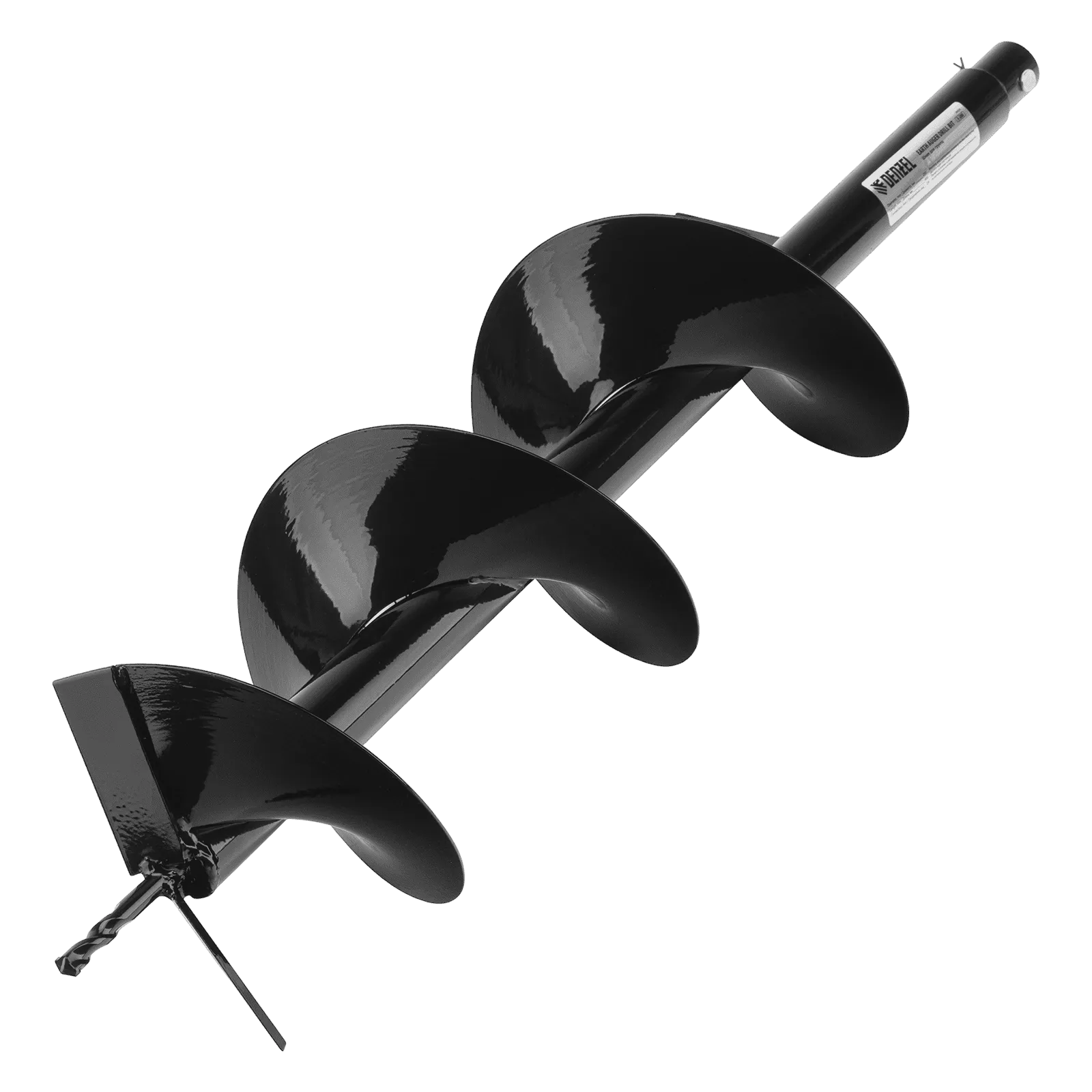 Шнек для грунта DENZEL E-200, диаметр 200 мм, длина 800 мм,соединение 20 мм, несъемный нож