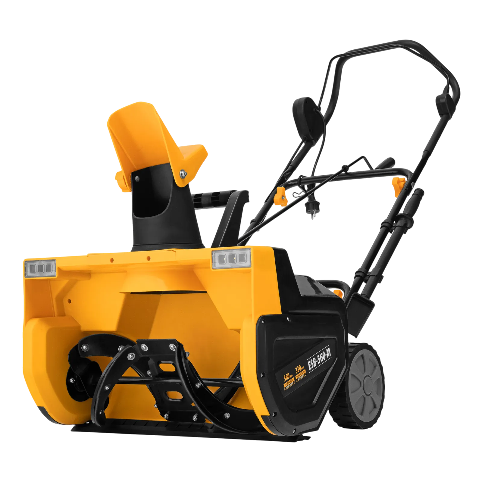 Снегоуборщик электрический DENZEL ESB-560-M, 2,5 кВт, металлический шнек, LED фара