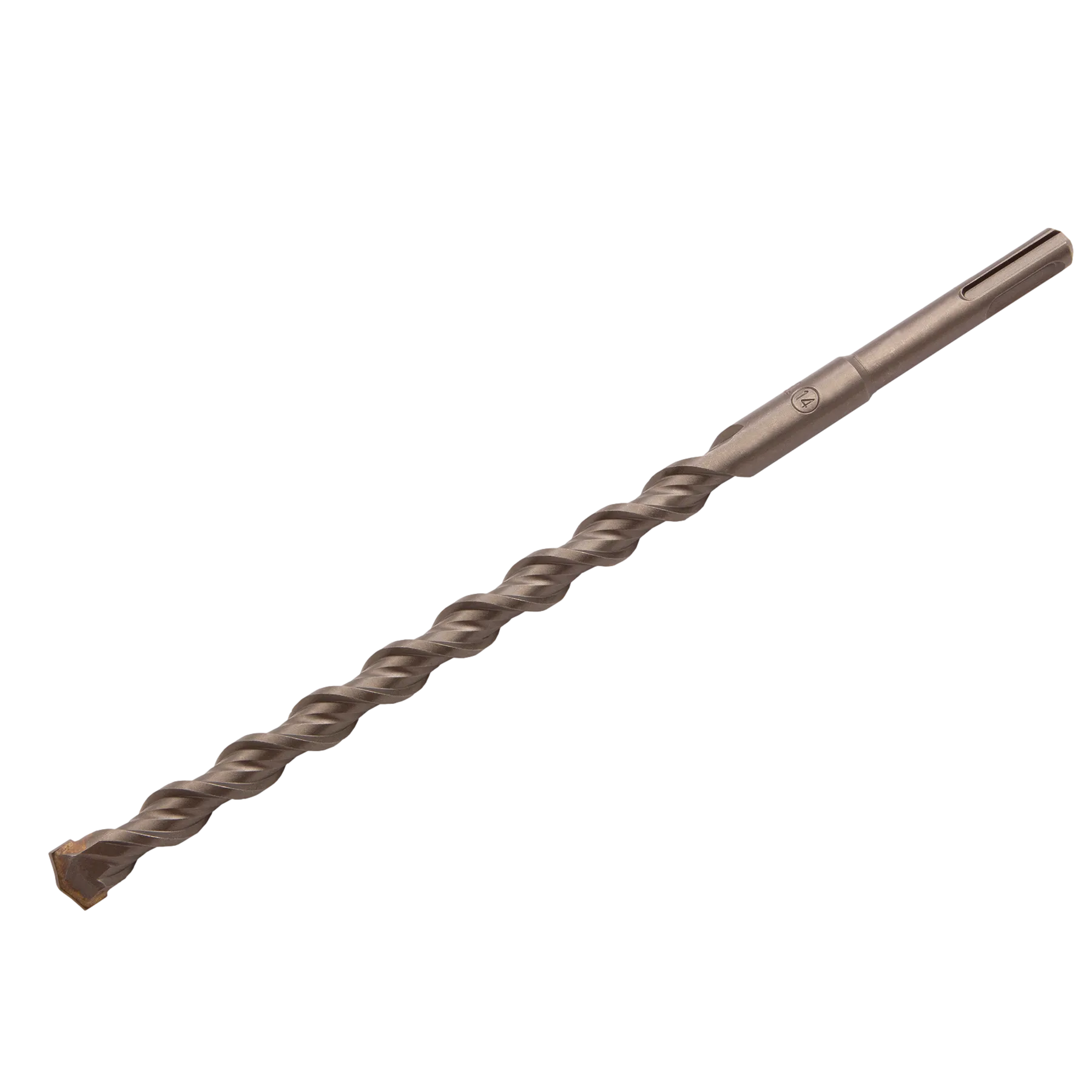 Бур по бетону DENZEL 705032, 14 x 260 мм, двойная спираль, три пылеотводящие кромки