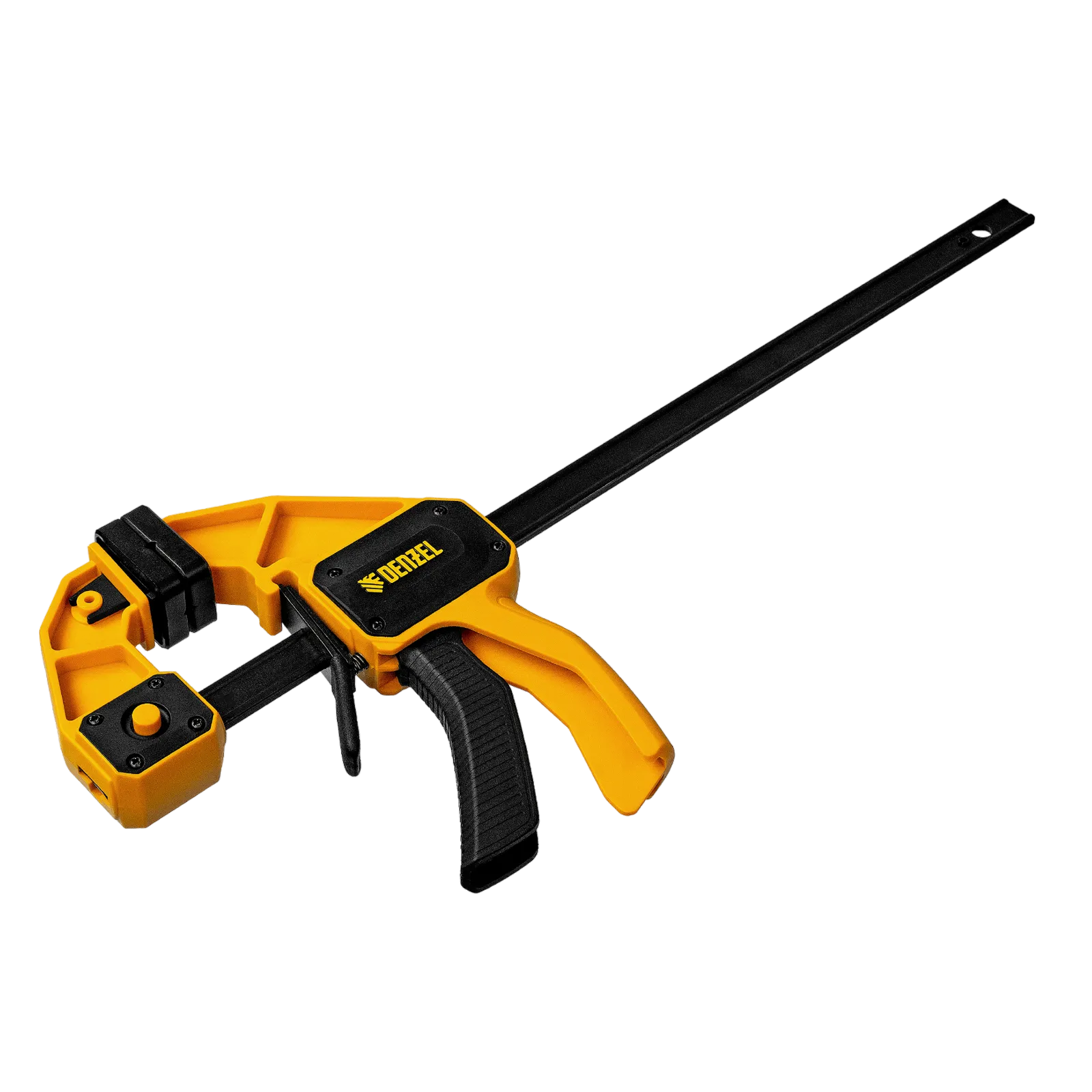 Струбцина DENZEL F-образная, быстрозажимная, 300 х 80 мм, усиленный нейлоновый корпус