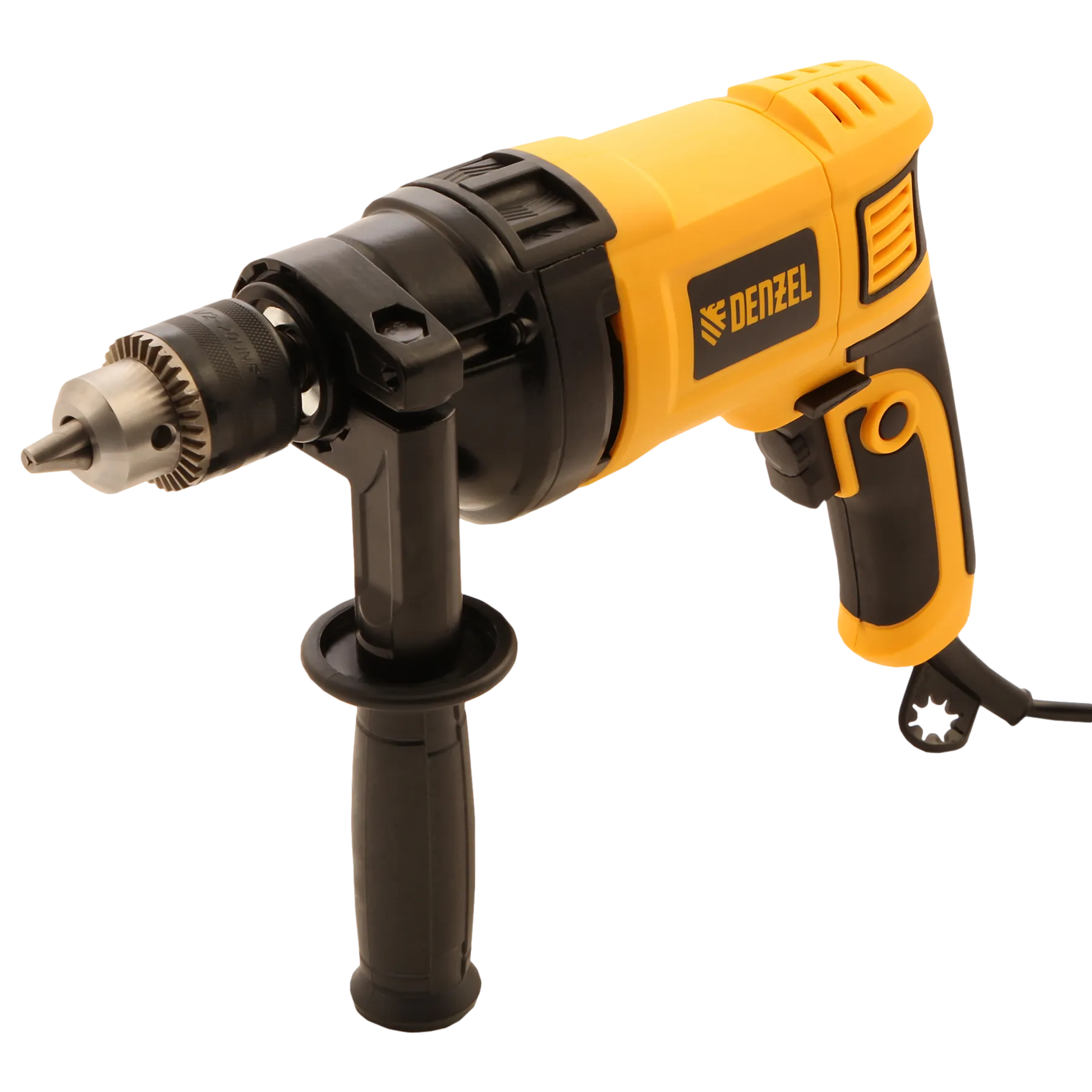Ударная дрель DENZEL ID-850, 850 Вт, 0-3000 об/мин, 48000 уд/мин