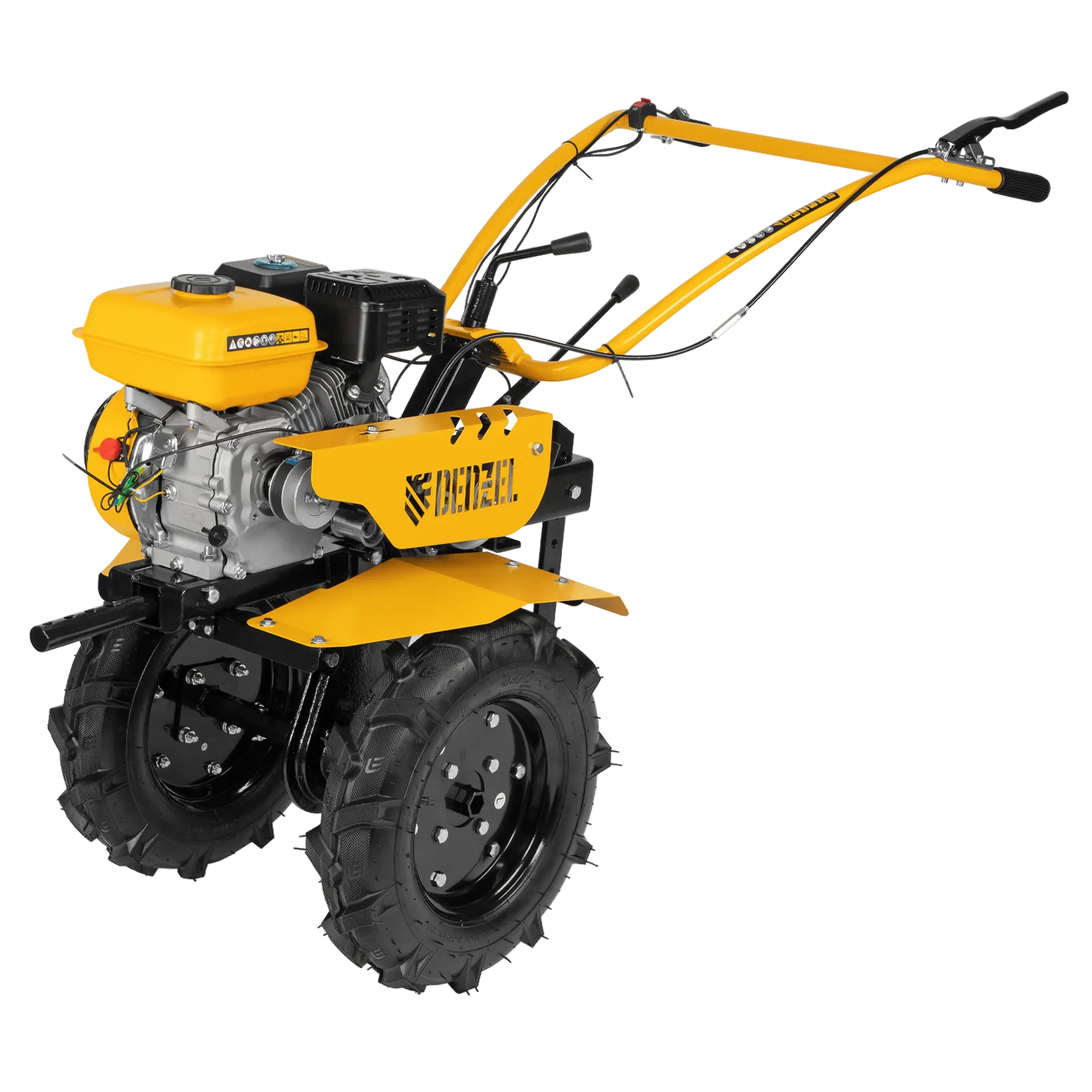 Мотоблок DENZEL DPT-270, 7 л.с, ременное сцепление,  фрез 3 x 4, ШОМ, передачи 2В/1Н