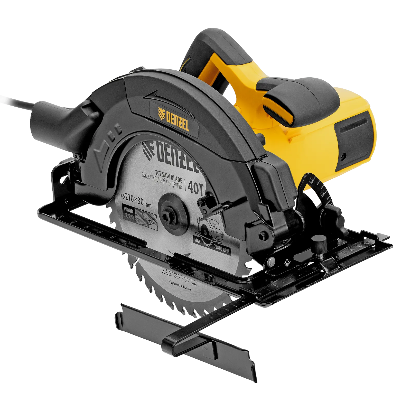 Пила циркулярная DENZEL CSD-210, 1800 Вт, 210 мм