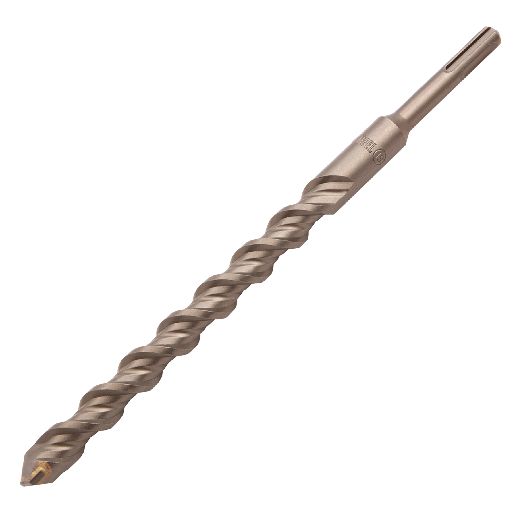 Бур по бетону DENZEL 705043, 18 x 260 мм, двойная спираль, три пылеотводящие кромки