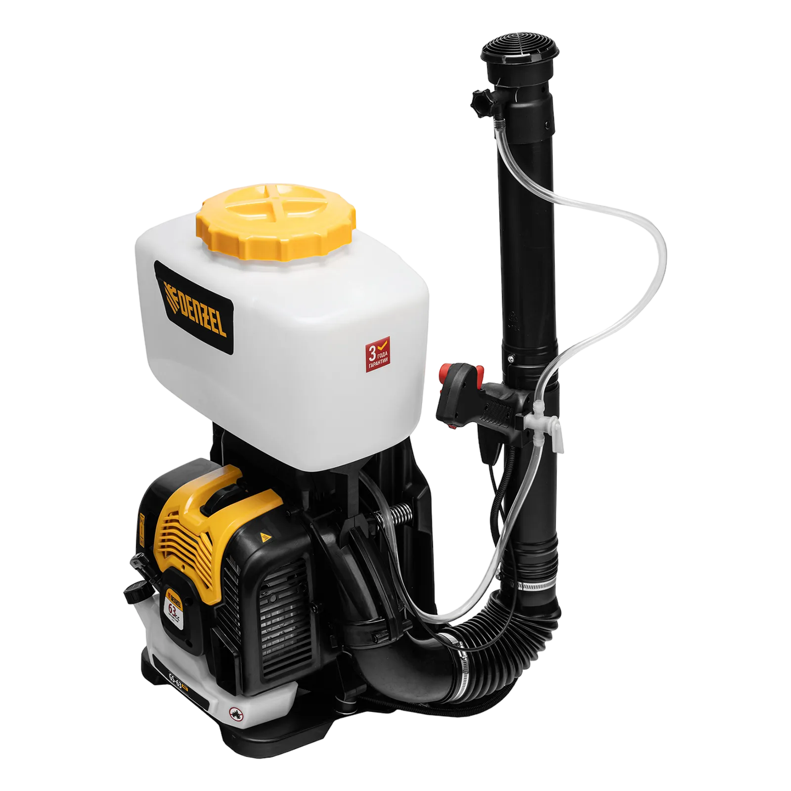 Опрыскиватель бензиновый DENZEL GS-63-PRO, 63 см3, бак 25 л