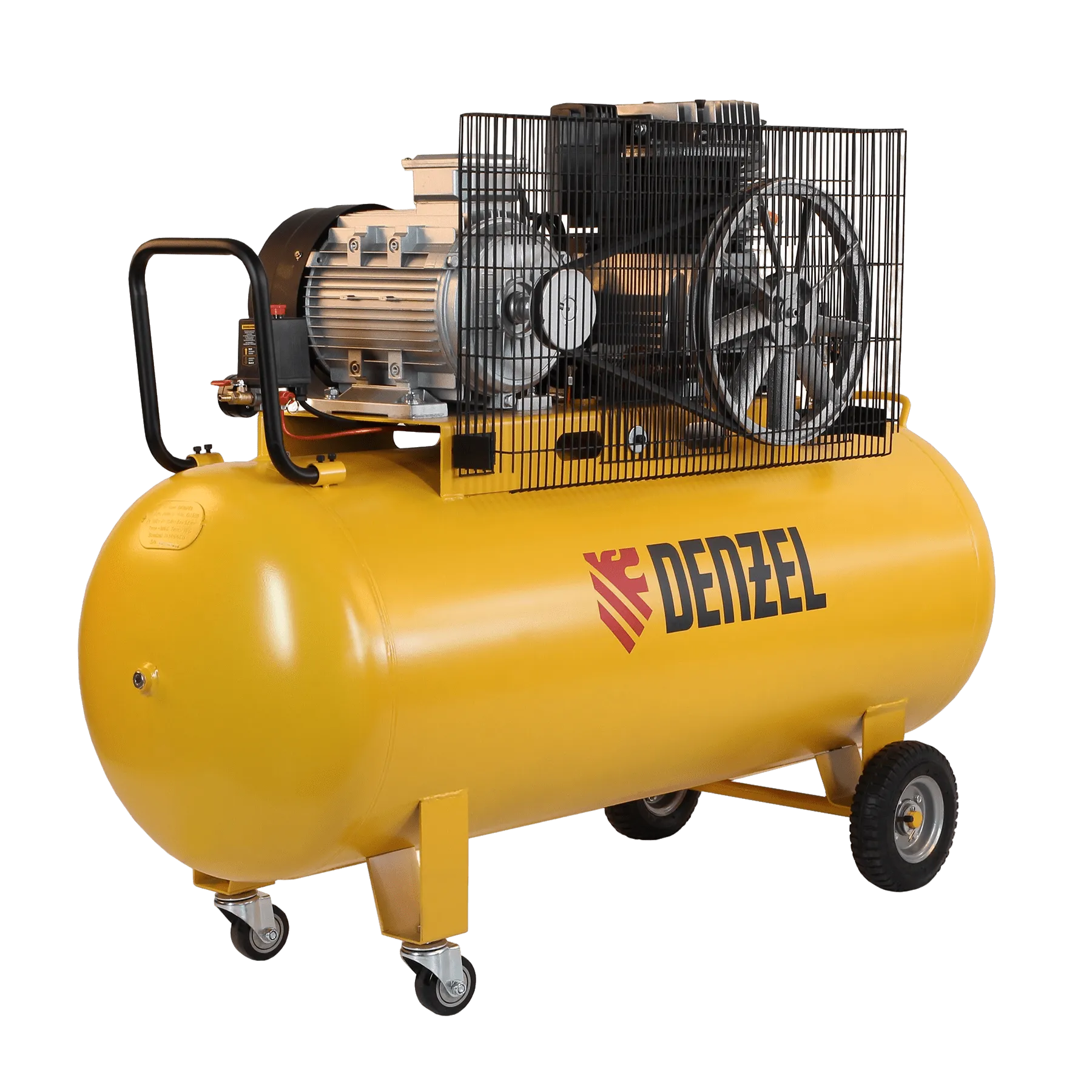 Компрессор воздушный DENZEL BCI5500-T/270, 5.5 кВт, ременный привод, 270 литров, 850 л/мин