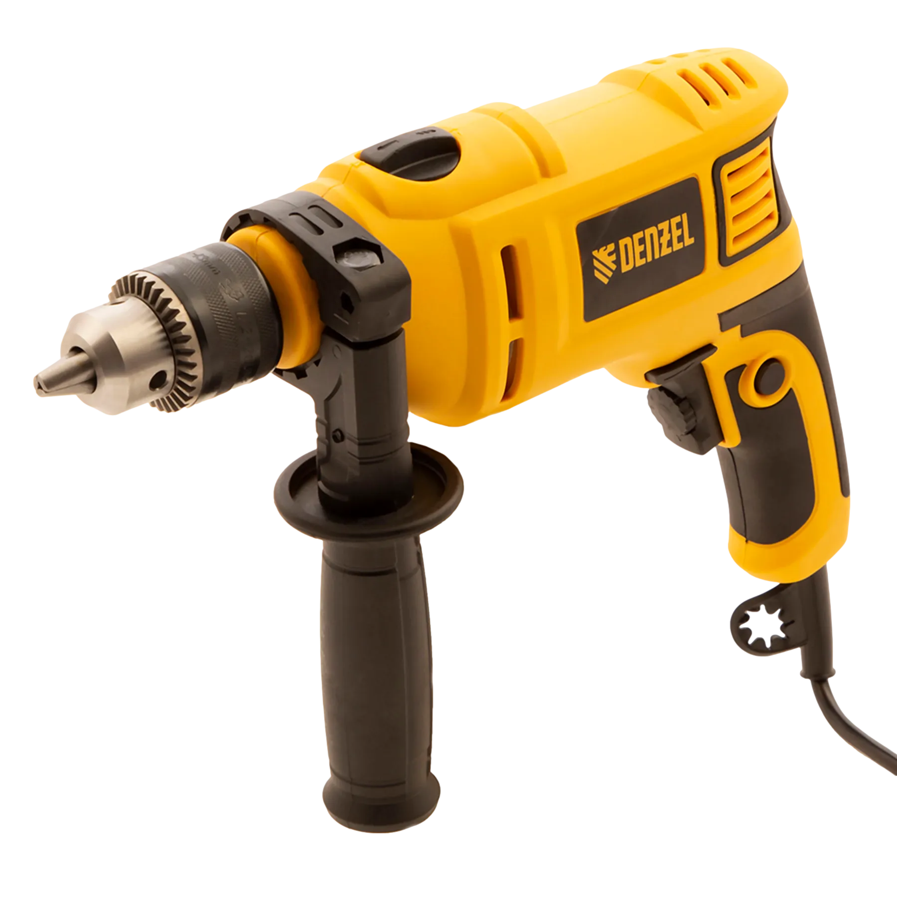 Ударная дрель DENZEL ID-750, 750 Вт, 0-3000 об/мин, 48000 уд/мин