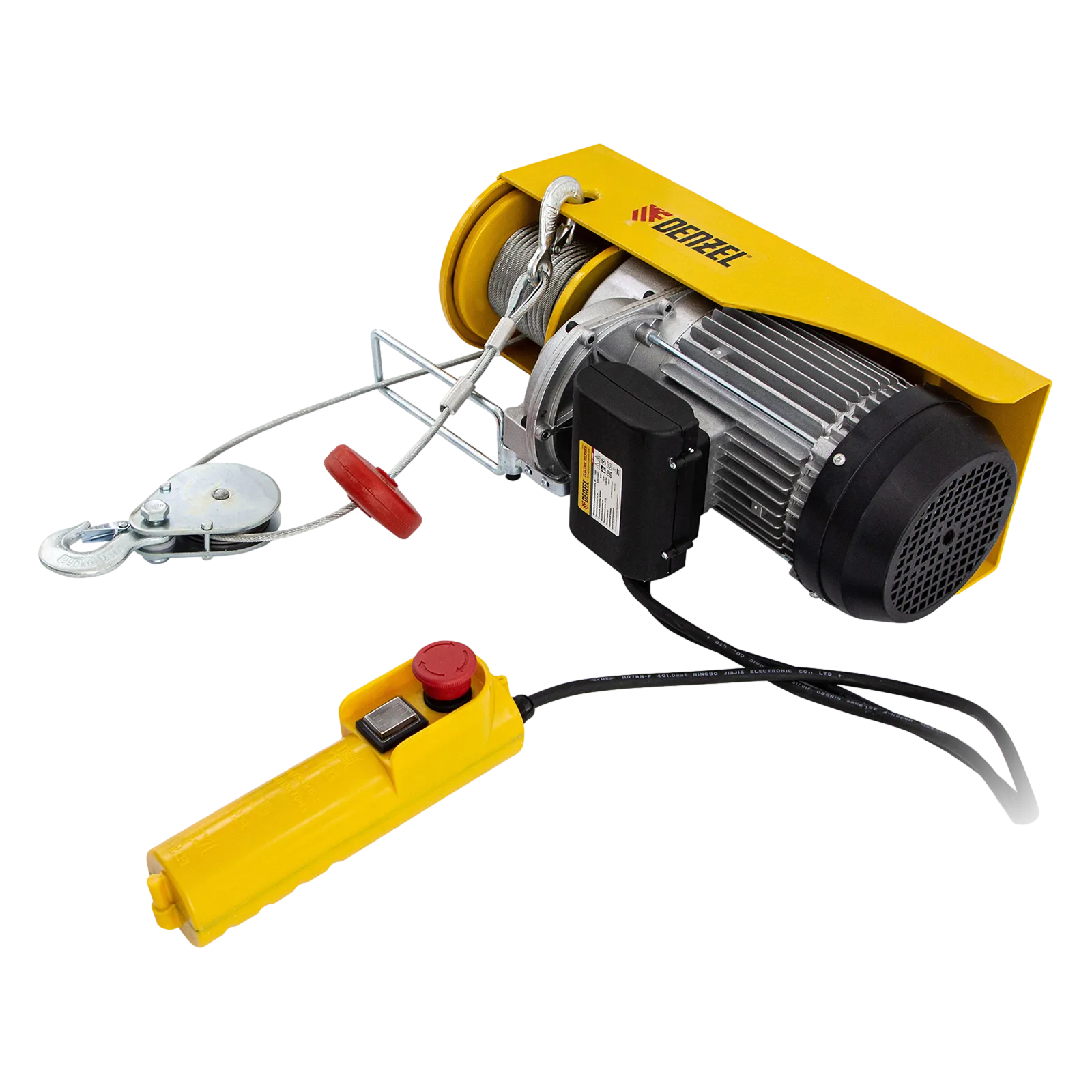 Тельфер электрический DENZEL TF-1000, 1 т, 1600 Вт, высота 12 м, 8 м/мин