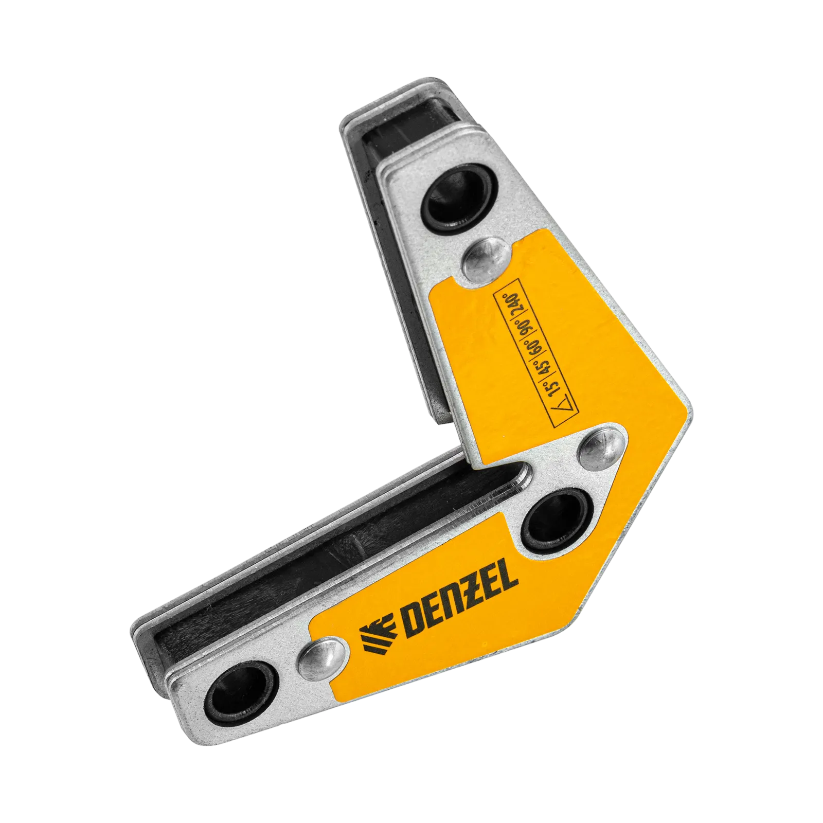 Фиксатор магнитный DENZEL для сварочных работ усилие 25 LB, 30х45х60х75х90х135 град.