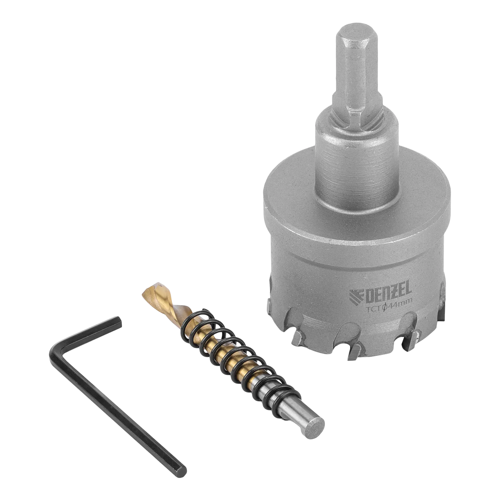 Коронка по металлу DENZEL 724014, 44 мм, твердосплавная