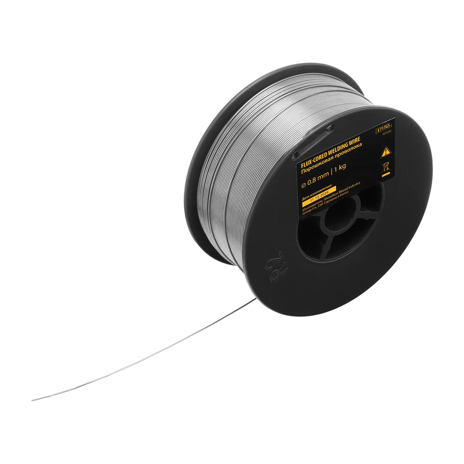 Порошковая проволока Denzel Е71TGS, диам. 0,8 мм, 1 кг, диам. катушки D100