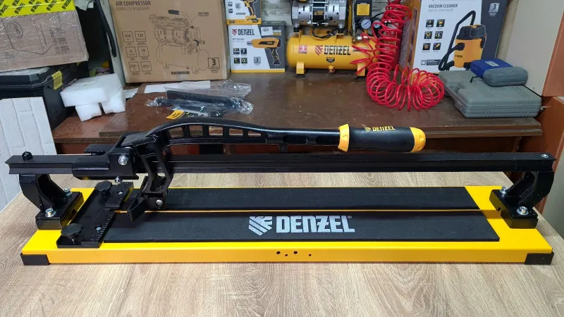 Обзор ручного роликового плиткореза Denzel 600х16 мм
