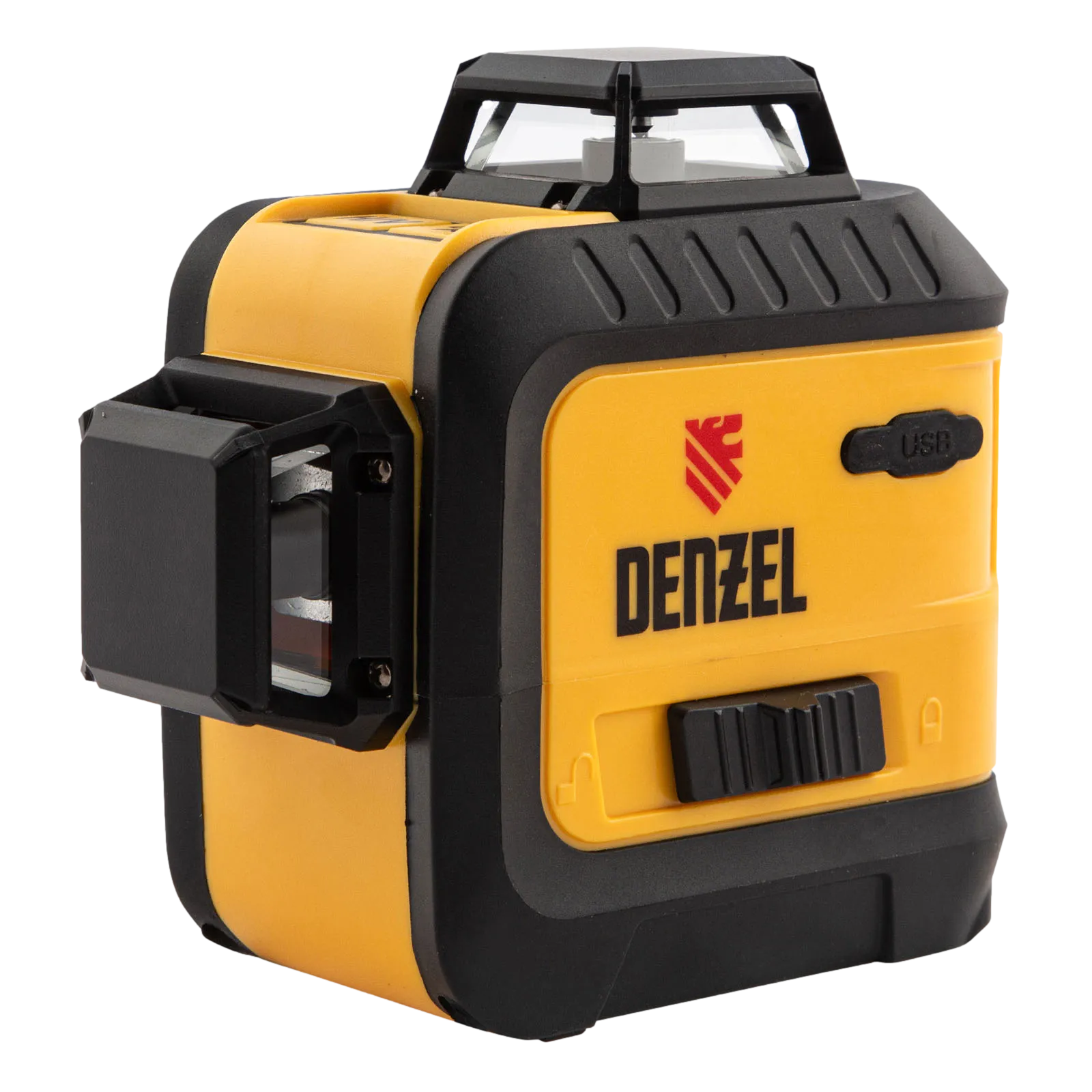 Лазерный уровень DENZEL LX 360-2 Red, 30 м, 635 нм, Li 2800 мАч, 5/8 дюйм