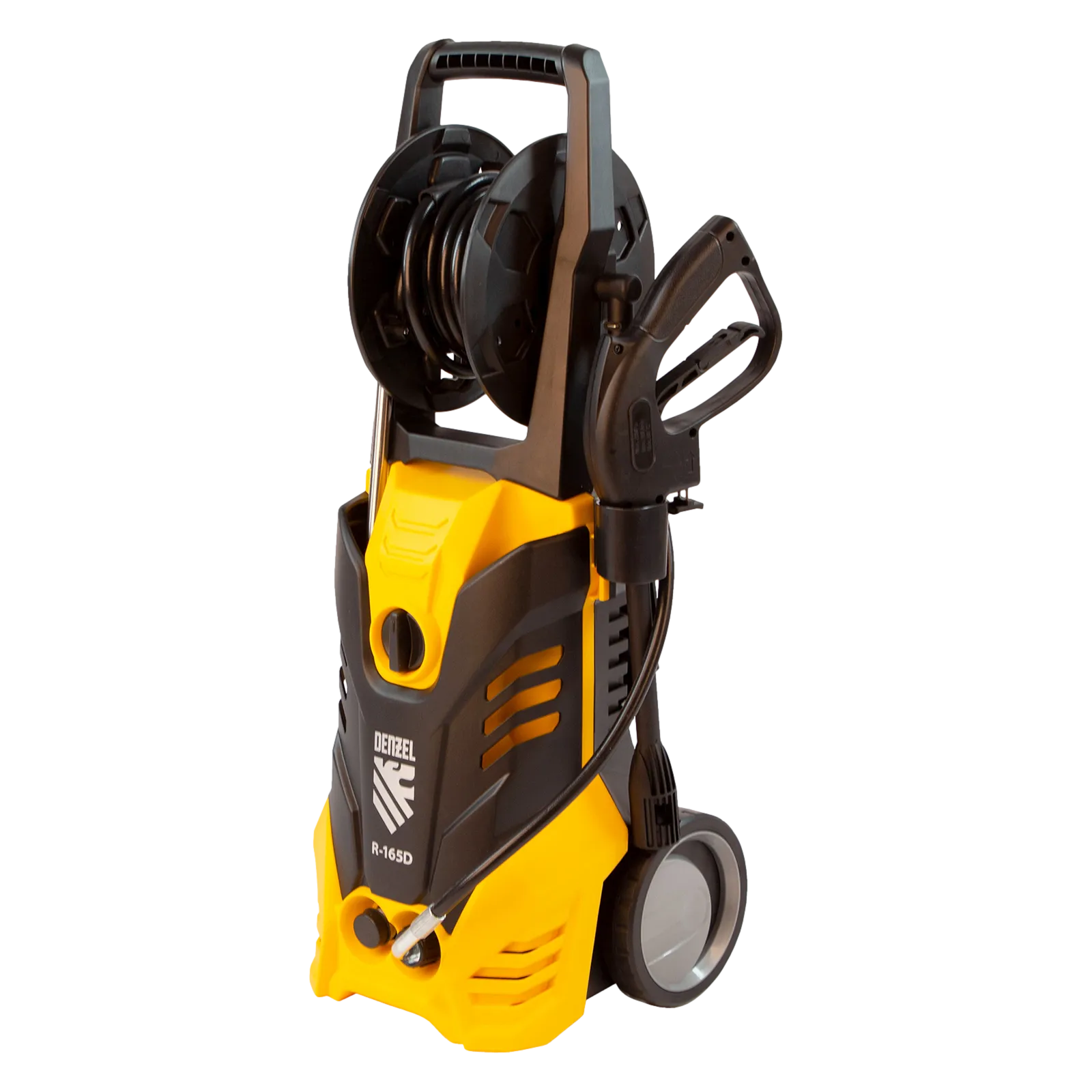 Мойка высокого давления DENZEL R-165D, 2200 Вт, 165 бар, 7 л/мин, с барабаном