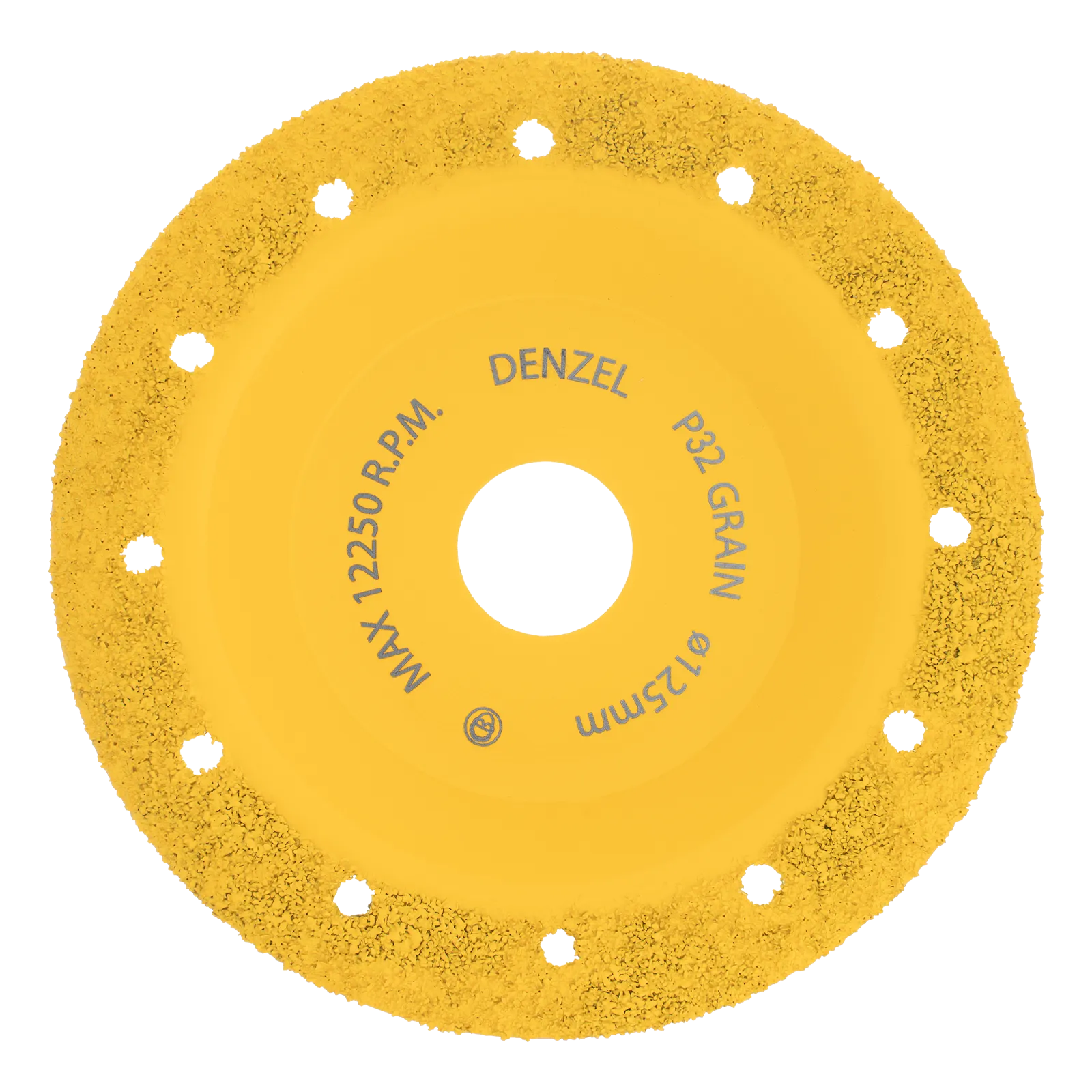 Чашка твердосплавная зачистная DENZEL, 125 мм, Наклонная, мелкое зерно #32