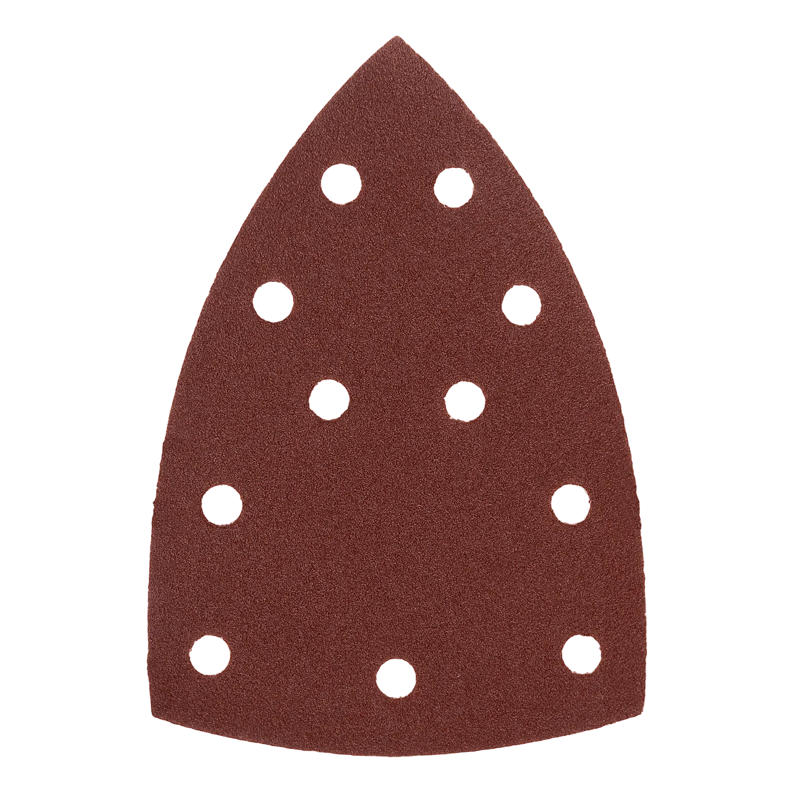 Треугольник абразивный на ворc. подложке под "липучку", перф., P 120, 150х150х100 мм, 5 шт. Denzel