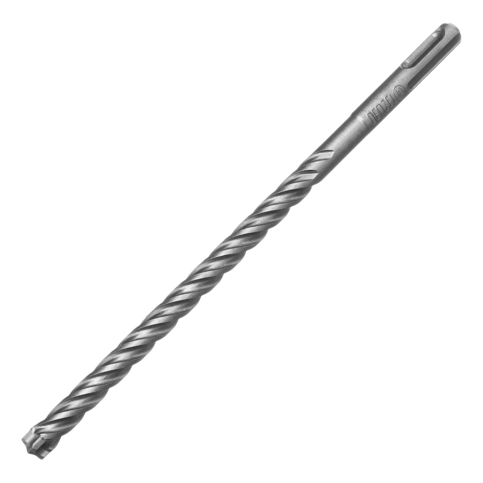 Бур по бетону DENZEL, цельная крестовая пластина, 10x215 мм, SDS PLUS