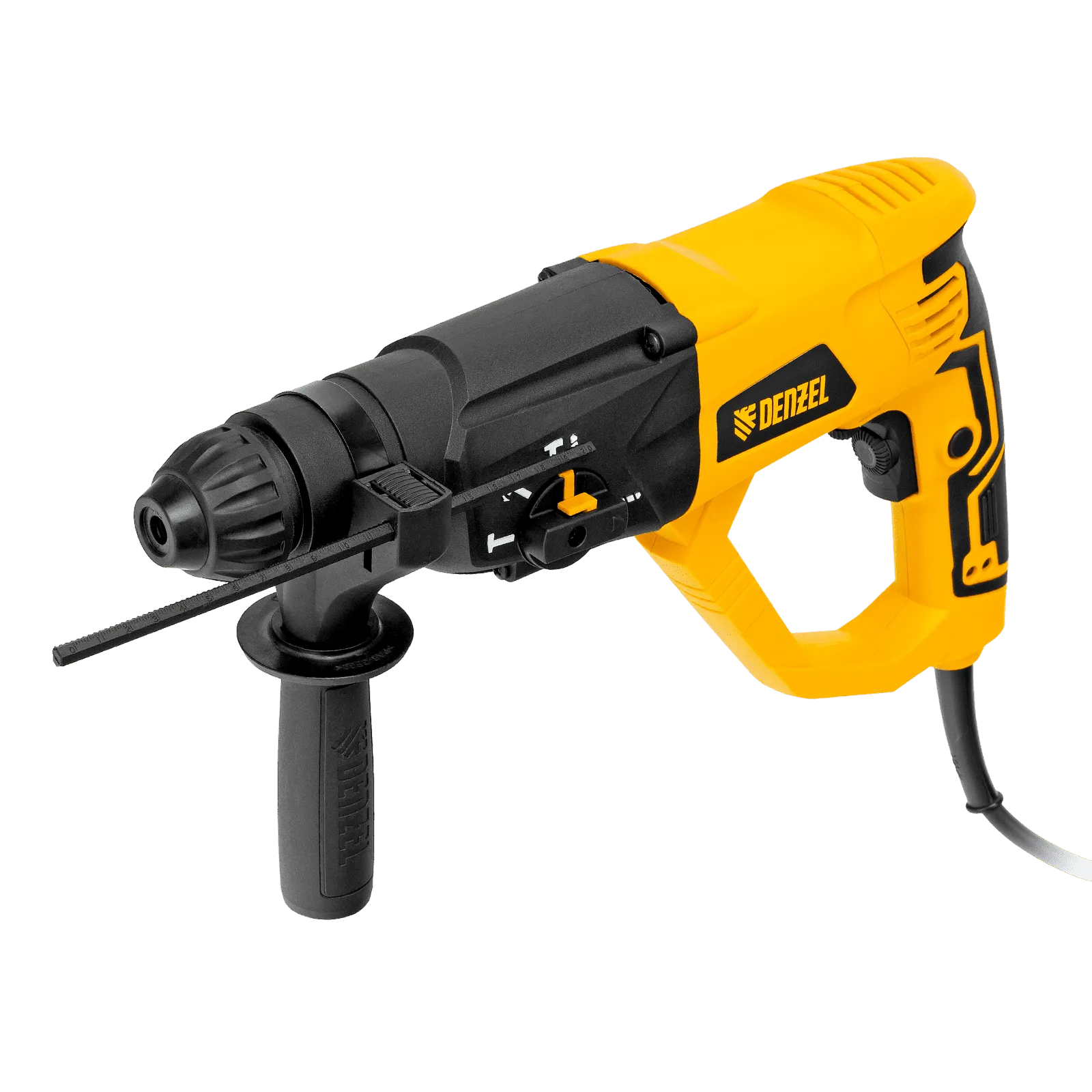 Перфоратор электрический DENZEL RH-1050-26, SDS-plus, 1050 Вт, 3.2 Дж, 3 плюс 1 режим
