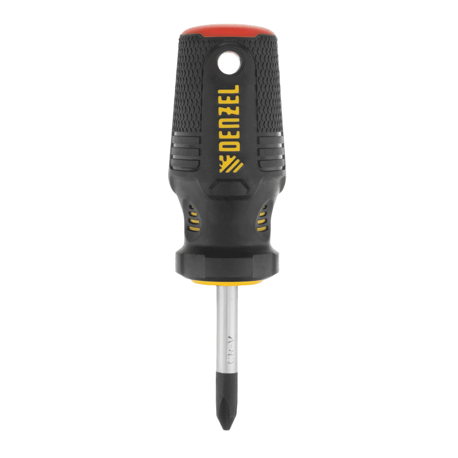 Отвертка DENZEL PH2х38 мм, CrV, трехкомпонентная рукоятка