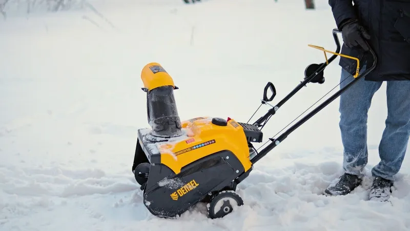 Обзор бензиновой снегоуборочной машины Denzel SB 460 E