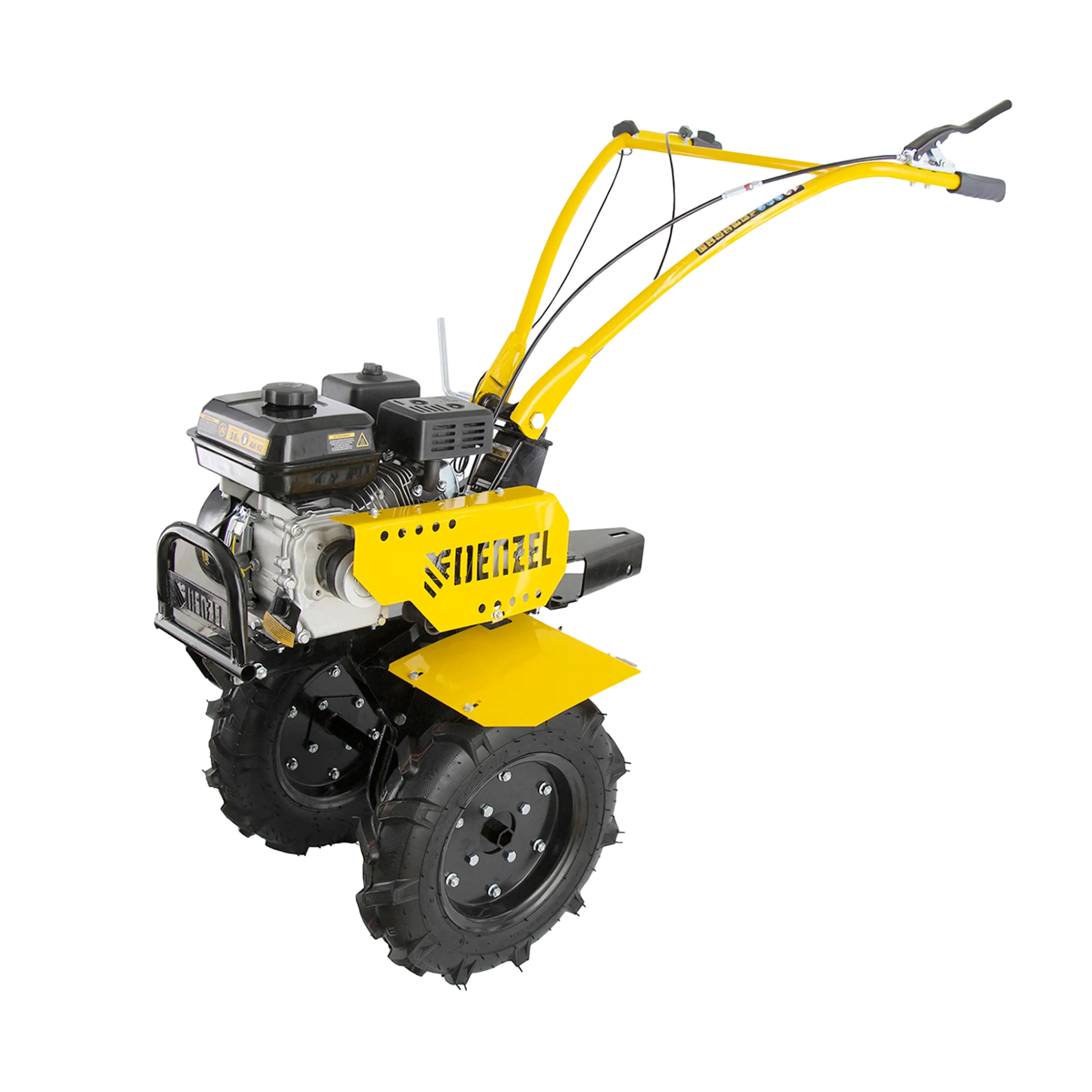 Мотоблок DENZEL DPT-470, 7 л.с, ременное сцепление,  фрез 3 x 4, ШОМ, передачи 3В/1Н