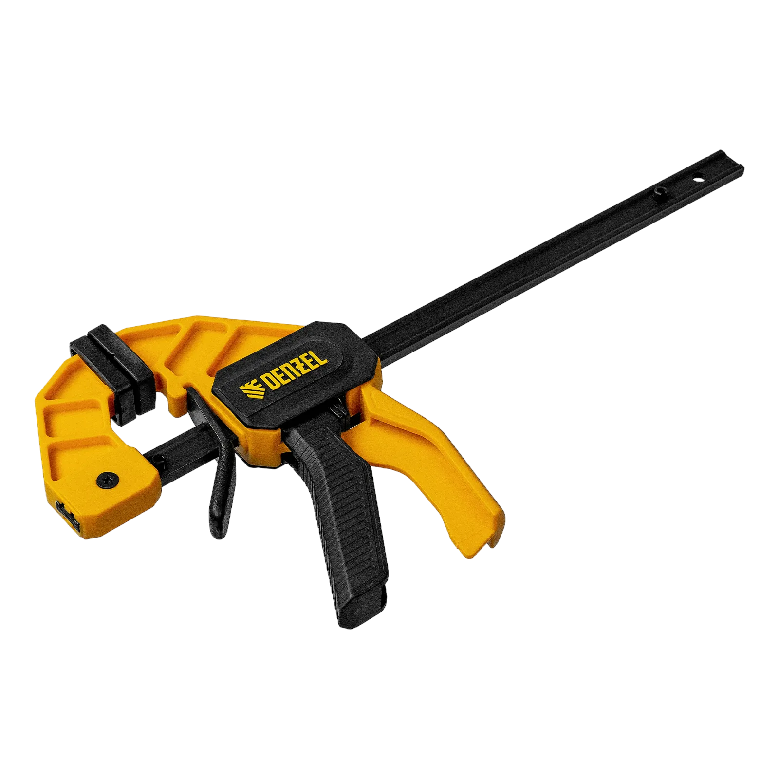Струбцина DENZEL F-образная, быстрозажимная, 150 х 55 мм, усиленный нейлоновый корпус