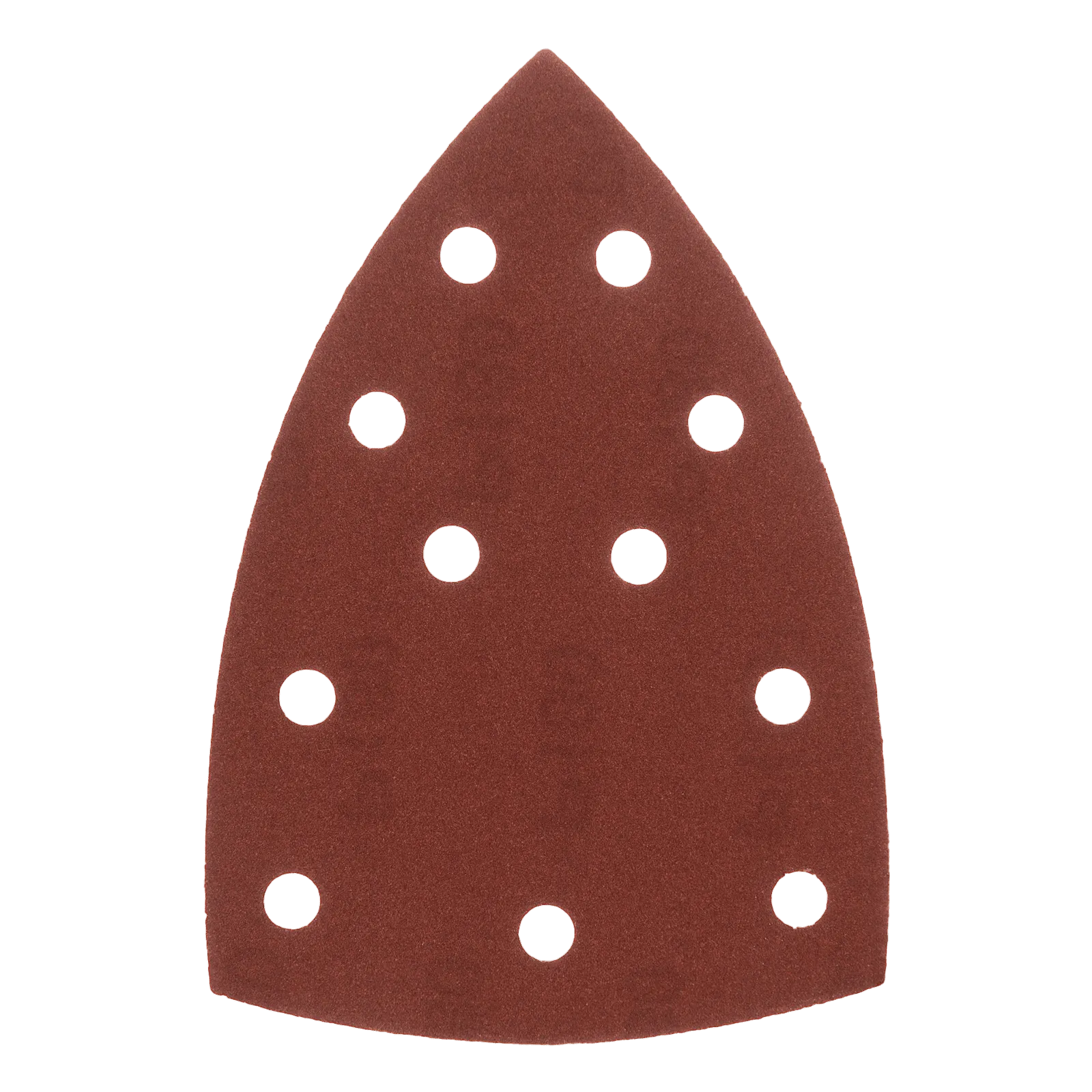 Треугольник абразивный на ворc. подложке под "липучку", перф., P 180, 150х150х100 мм, 5 шт. Denzel