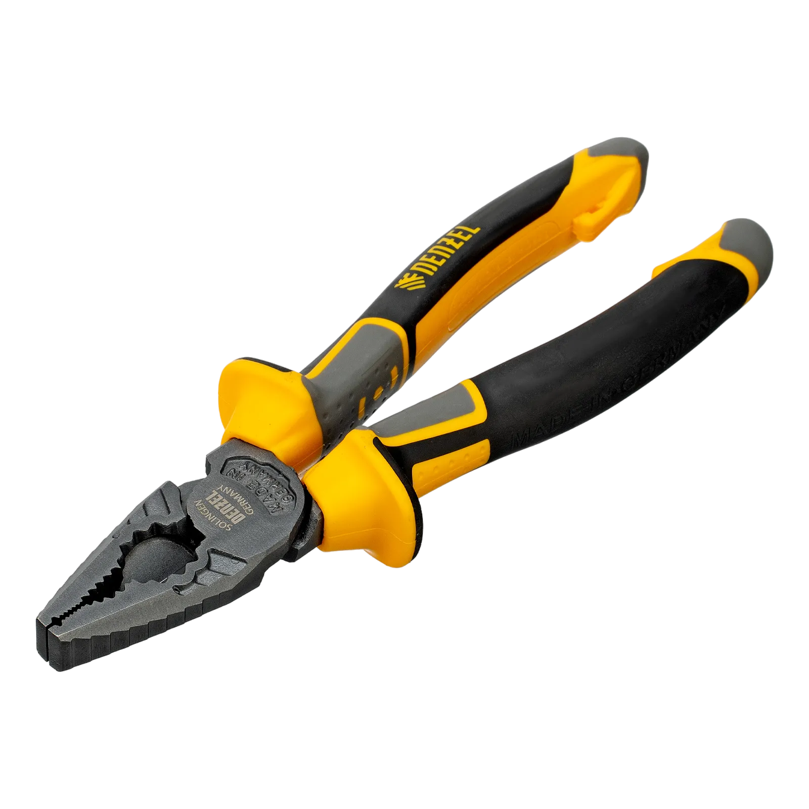 Плоскогубцы комбинированные DENZEL 180 мм, трехкомпонентные рукоятки