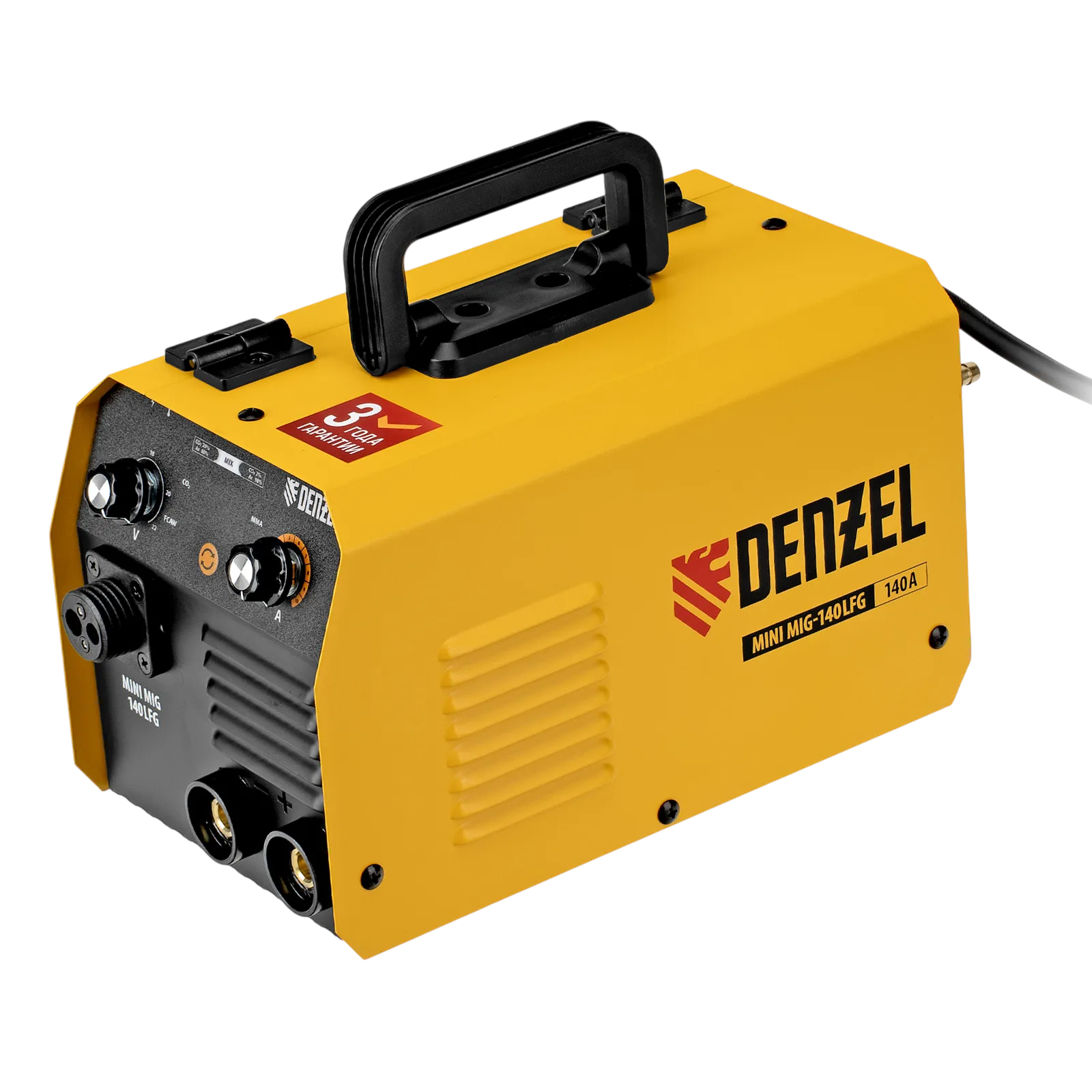 Аппарат инвертор. полуавтомат. сварки DENZEL Mini MIG-140LFG, 140 А, ПВ 60%