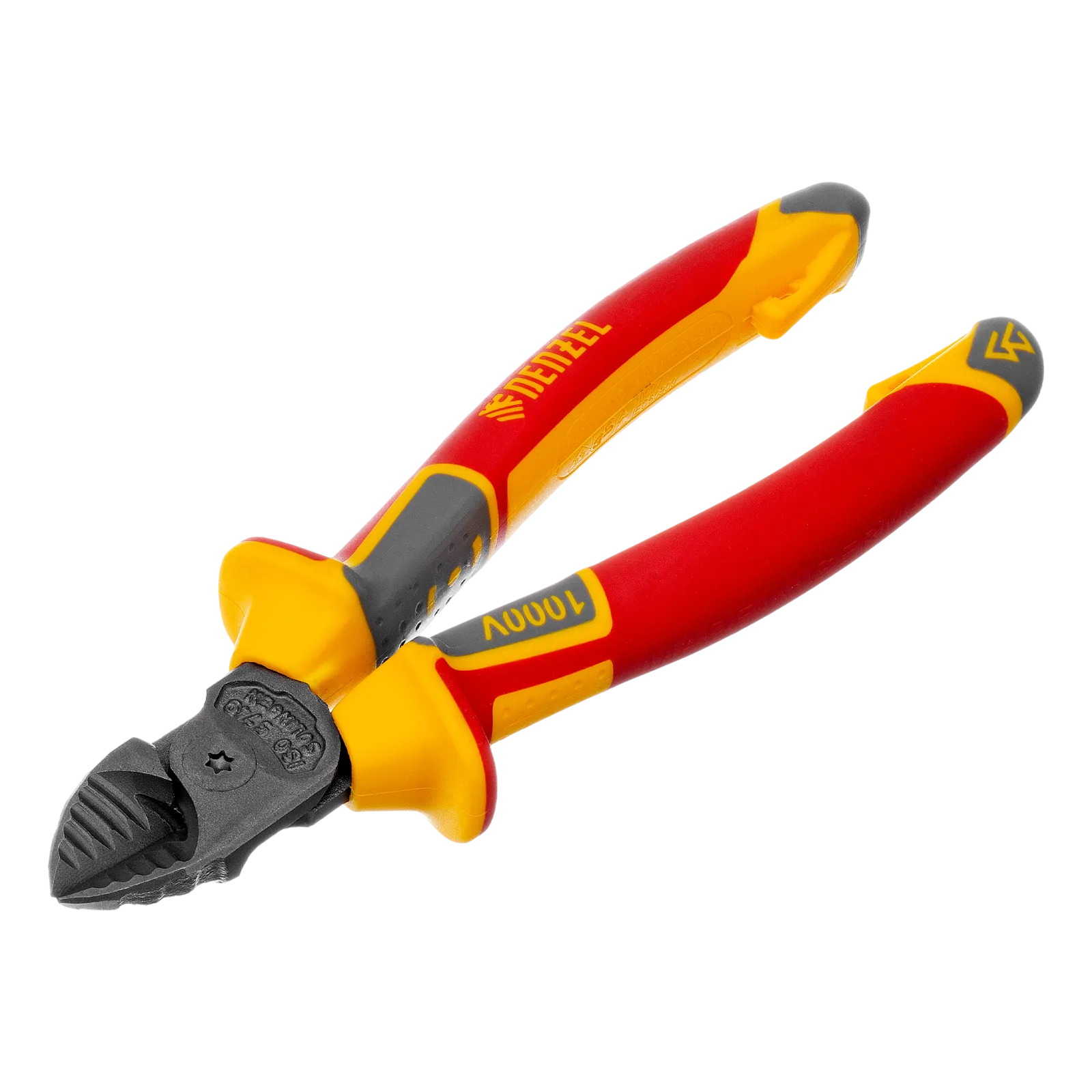 Бокорезы DENZEL диэлектрические рукоятки, до 1000 В, трехкомпонентные рукоятки, 160 мм