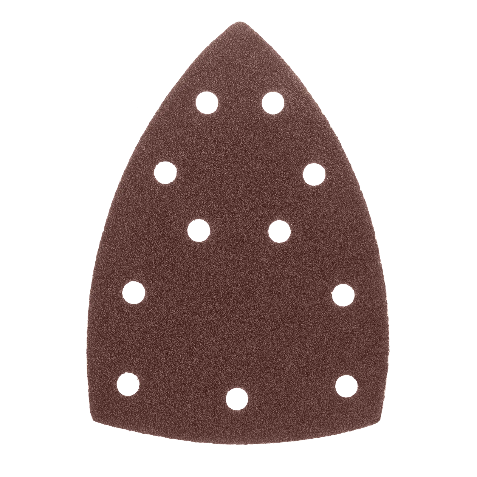 Треугольник абразивный на ворc. подложке под "липучку", перф., P 80, 150х150х100 мм, 5 шт. Denzel