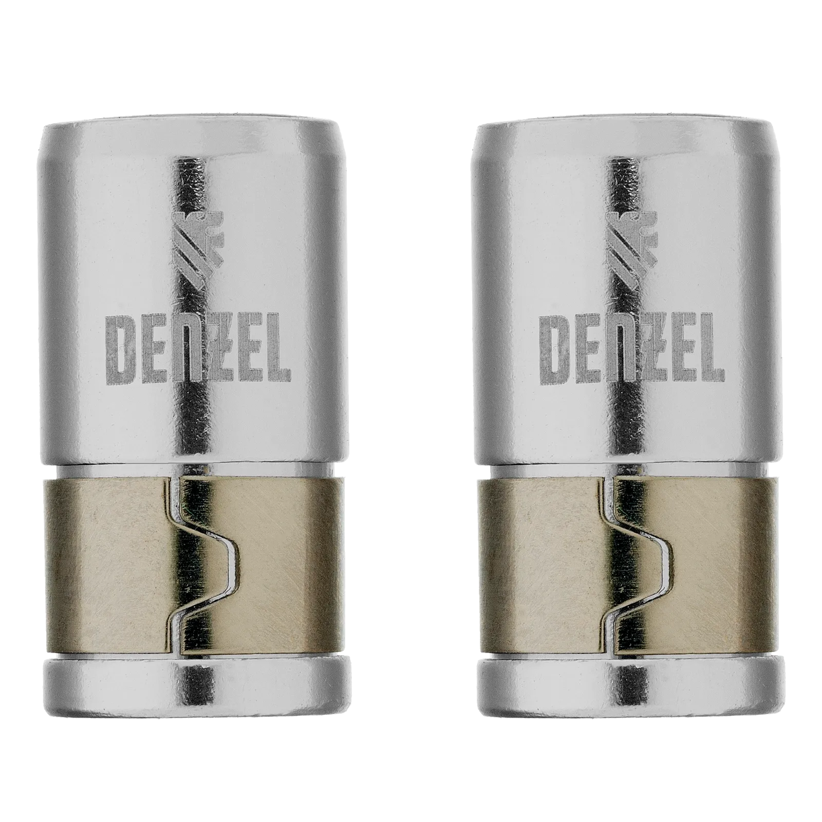 Магнитная насадка для бит DENZEL для круглых бит, 2 шт
