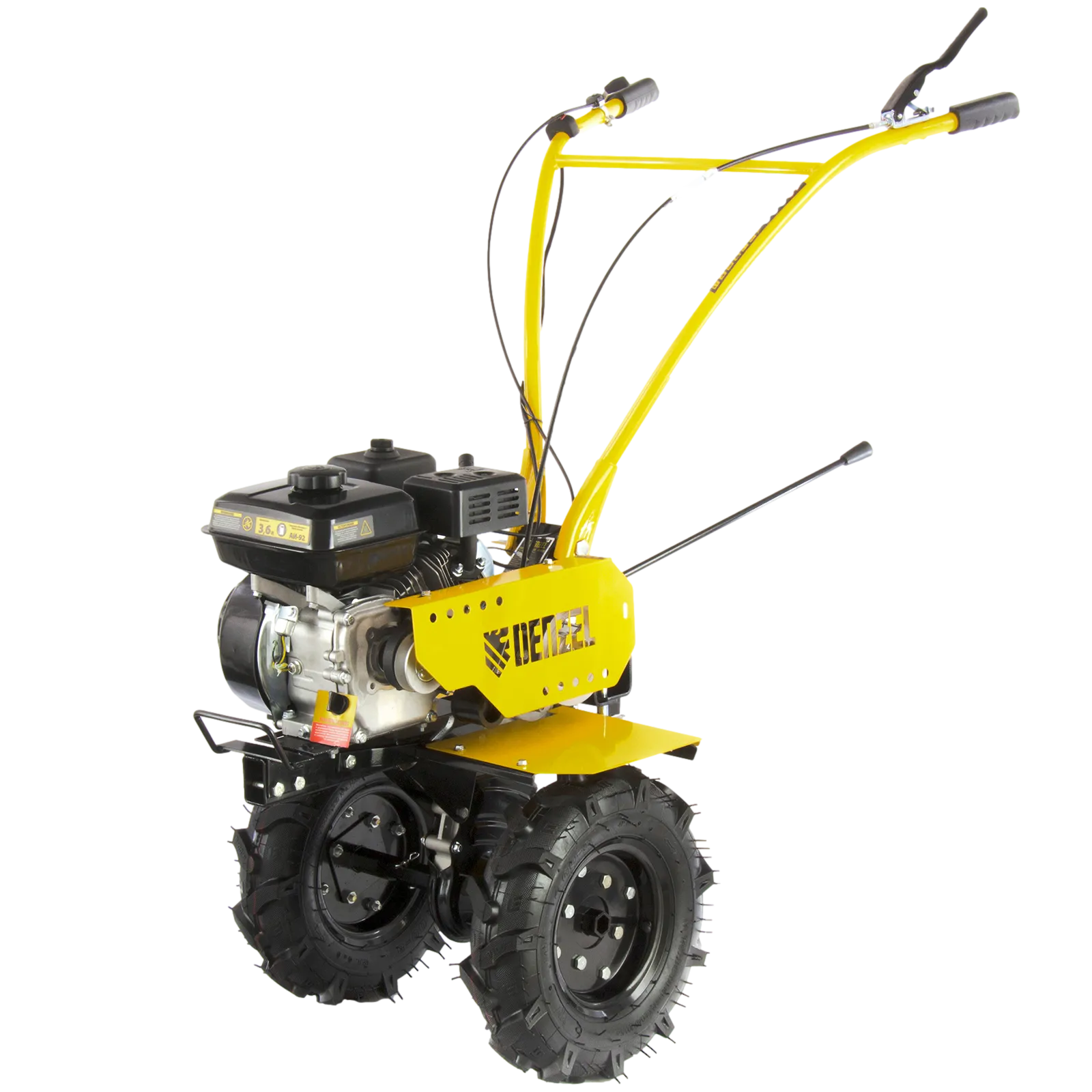 Мотоблок DENZEL DPT-170, 7 л.с, ременное сцепление, фрез 3 x 3, ШОМ, передачи 2В/1Н