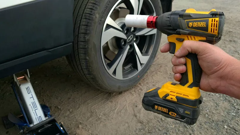 Обзор ударного аккумуляторного гайковерта Denzel CIW-IB-300-0