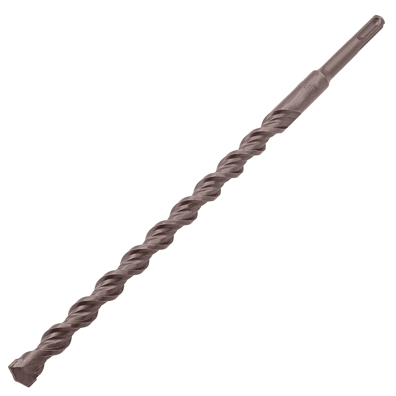Бур по бетону DENZEL 705039, 16 x 310 мм, двойная спираль, три пылеотводящие кромки