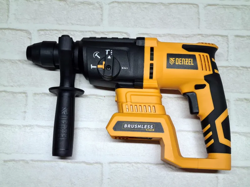 Обзор аккумуляторного перфоратора Denzel BLRH-IB-26-0