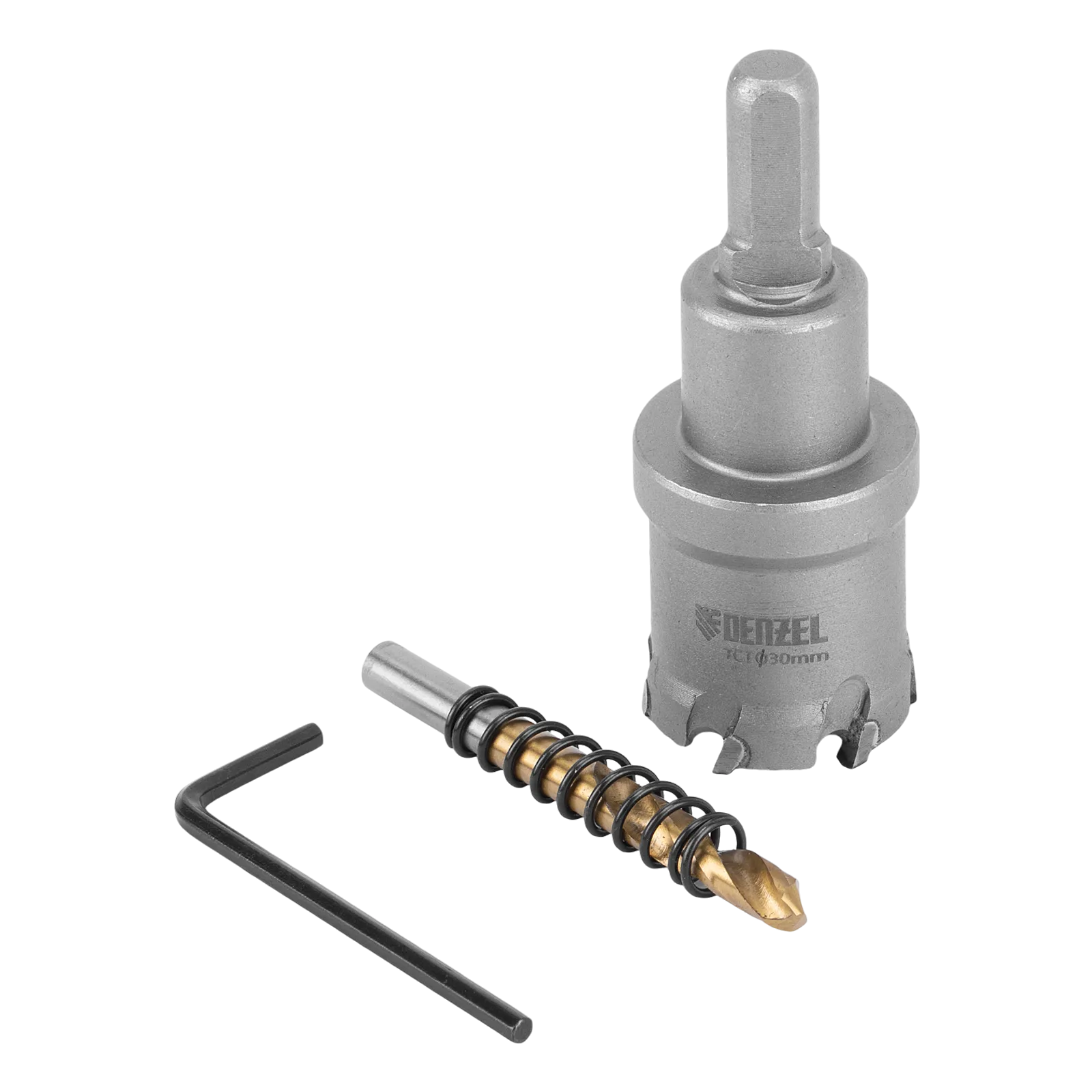 Коронка по металлу DENZEL 724009, 30 мм, твердосплавная