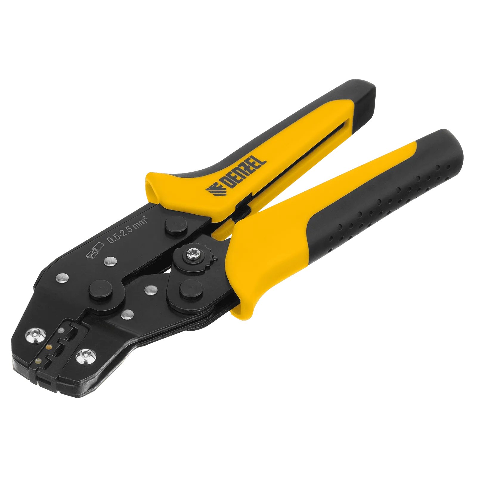 Клещи для обжима изолир. наконечников DENZEL НКИ и НВИ, разъемов РПИ, гильз ГСИ, 0,5 - 2,5 мм2