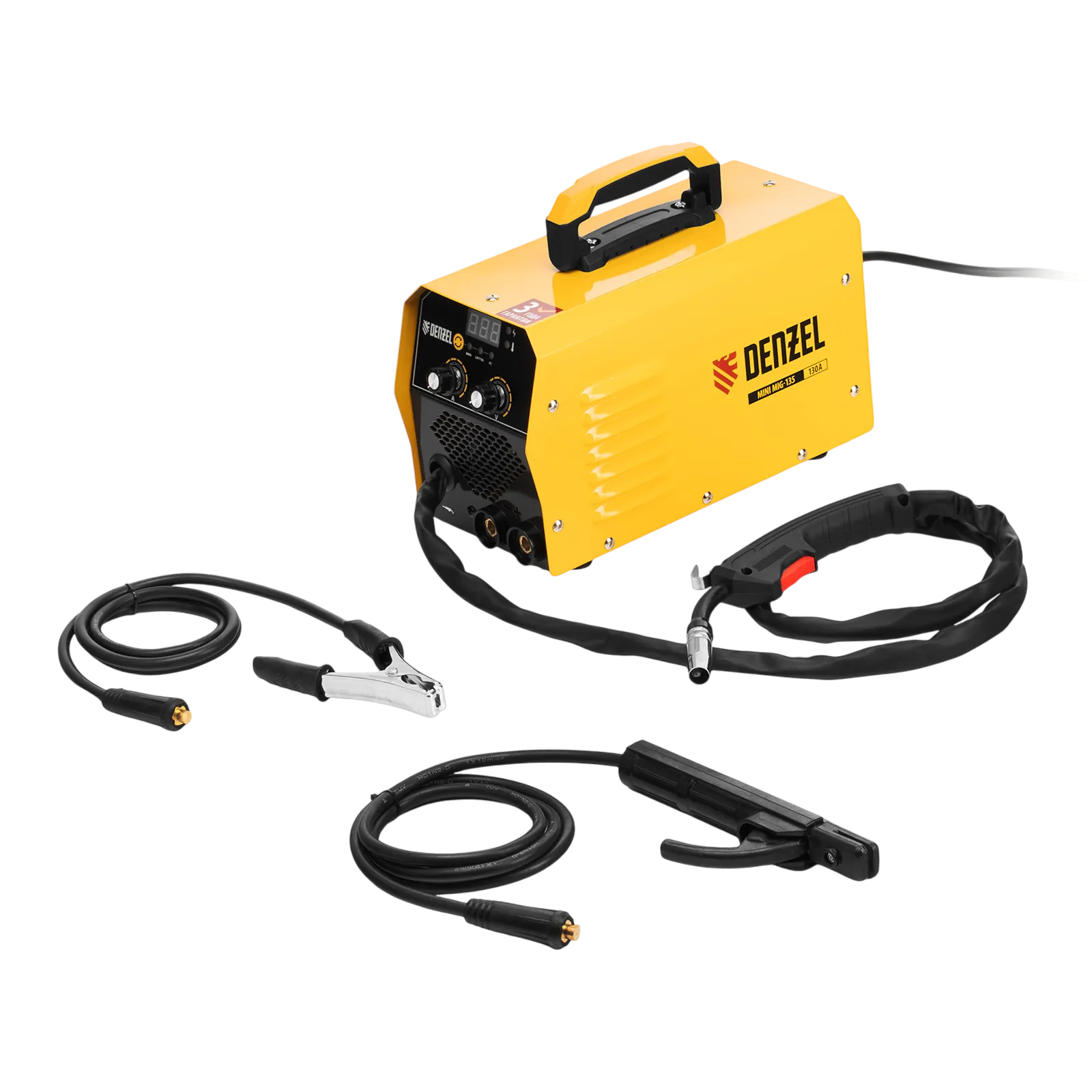 Аппарат инвертор. полуавтомат. сварки DENZEL Mini MIG-135, 130 А, ПВ 60%