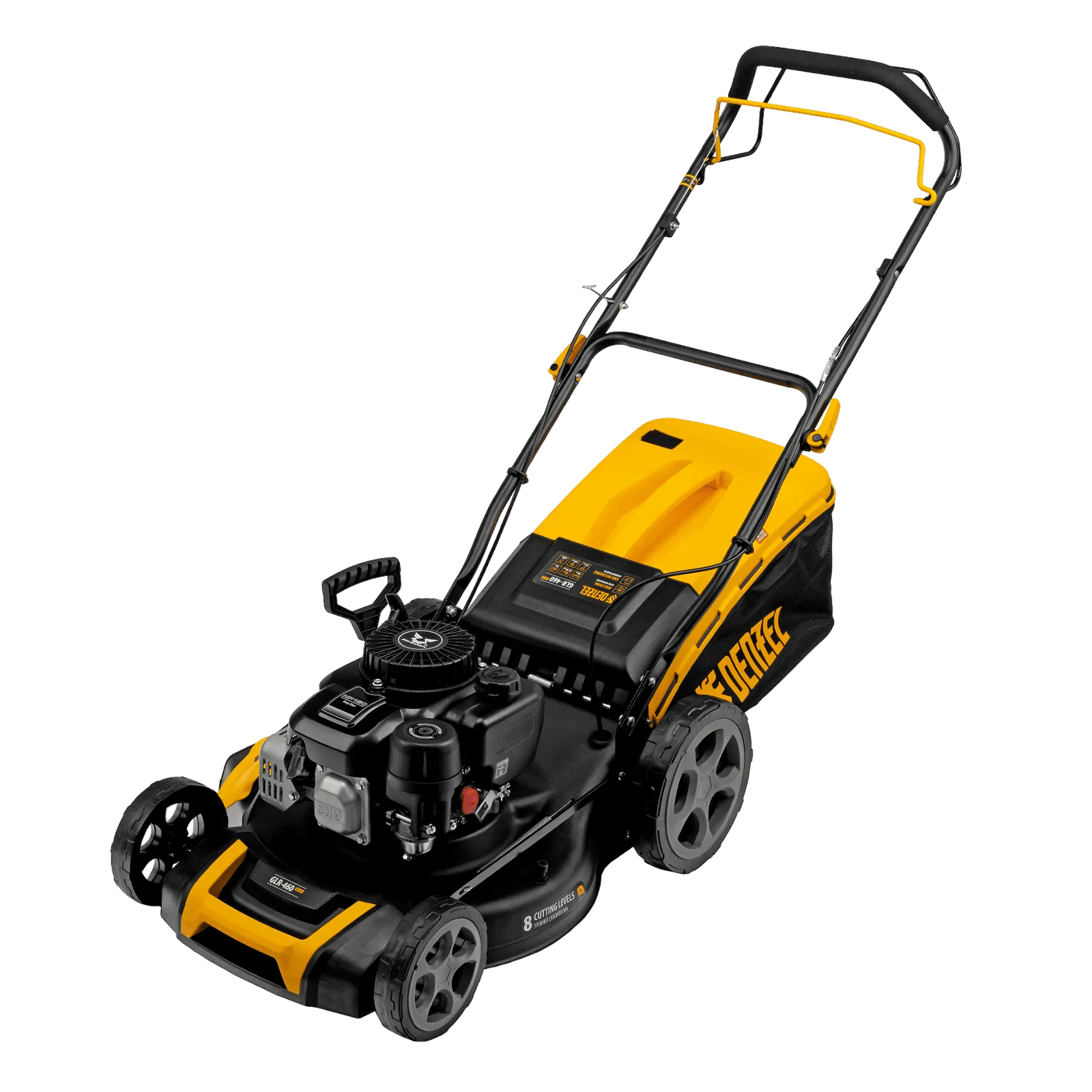 Газонокосилка бензиновая DENZEL GLR-460SP-ZS, 149 см3, ширина 46 см, привод, травосборник 65 л