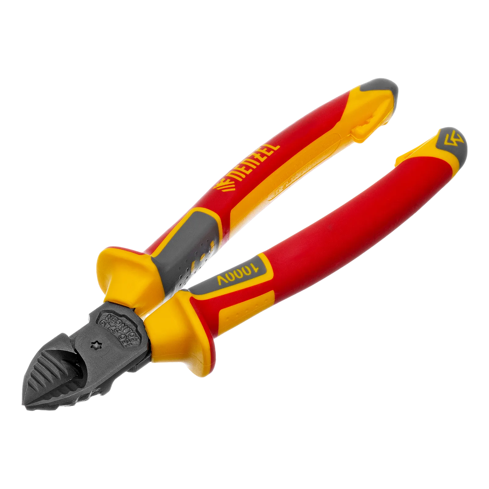 Бокорезы DENZEL диэлектрические рукоятки, до 1000 В, трехкомпонентные рукоятки, 180 мм